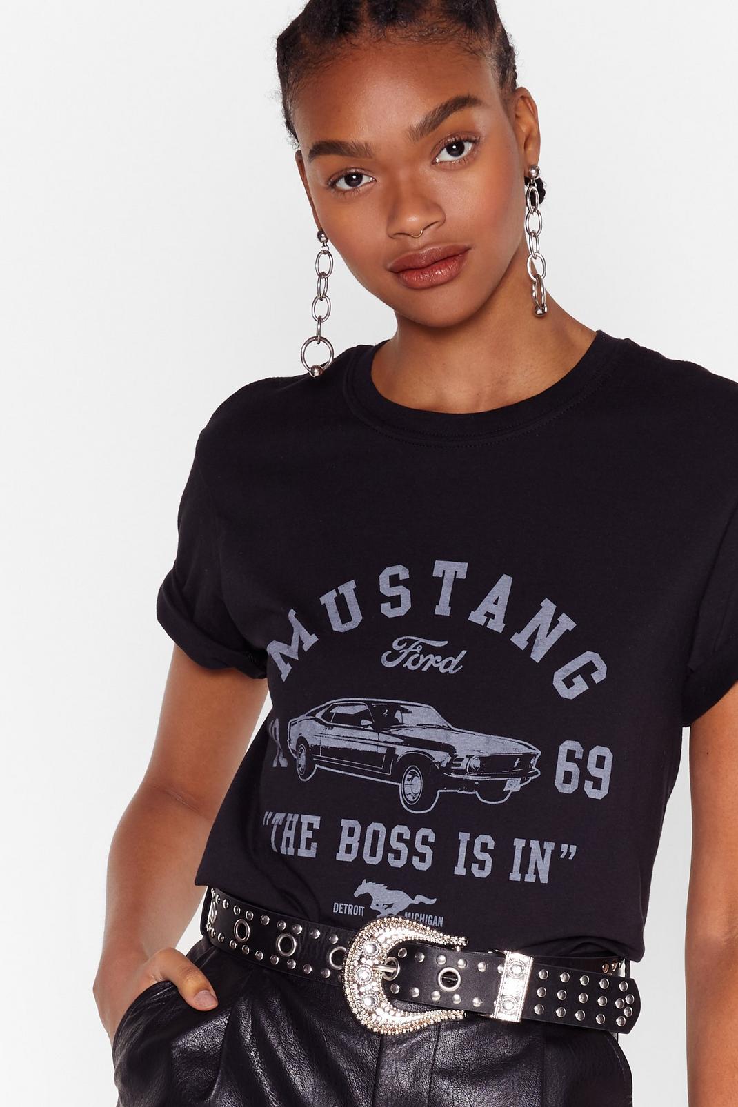 In My Mustang Baby Graphic Tee image number 1