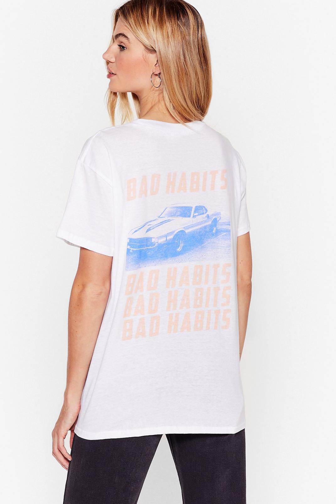 Bad Habits Relaxed Graphic Tee image number 1