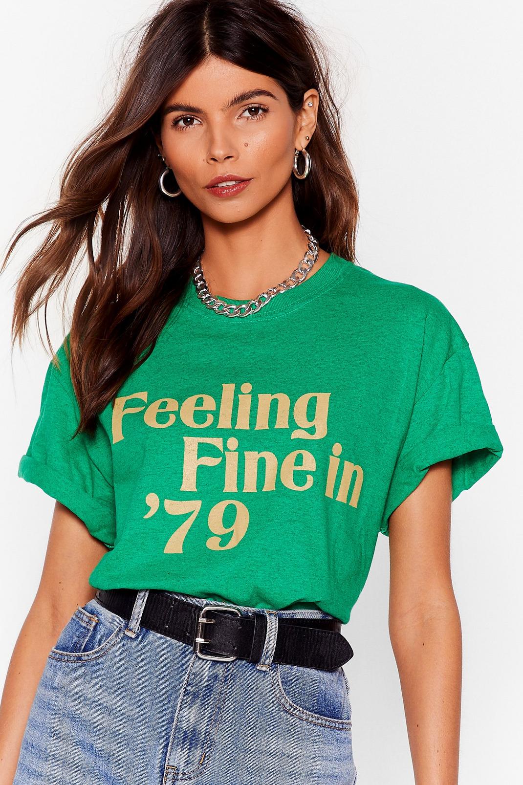 Feeling Fine in '79 Relaxed Graphic Tee image number 1