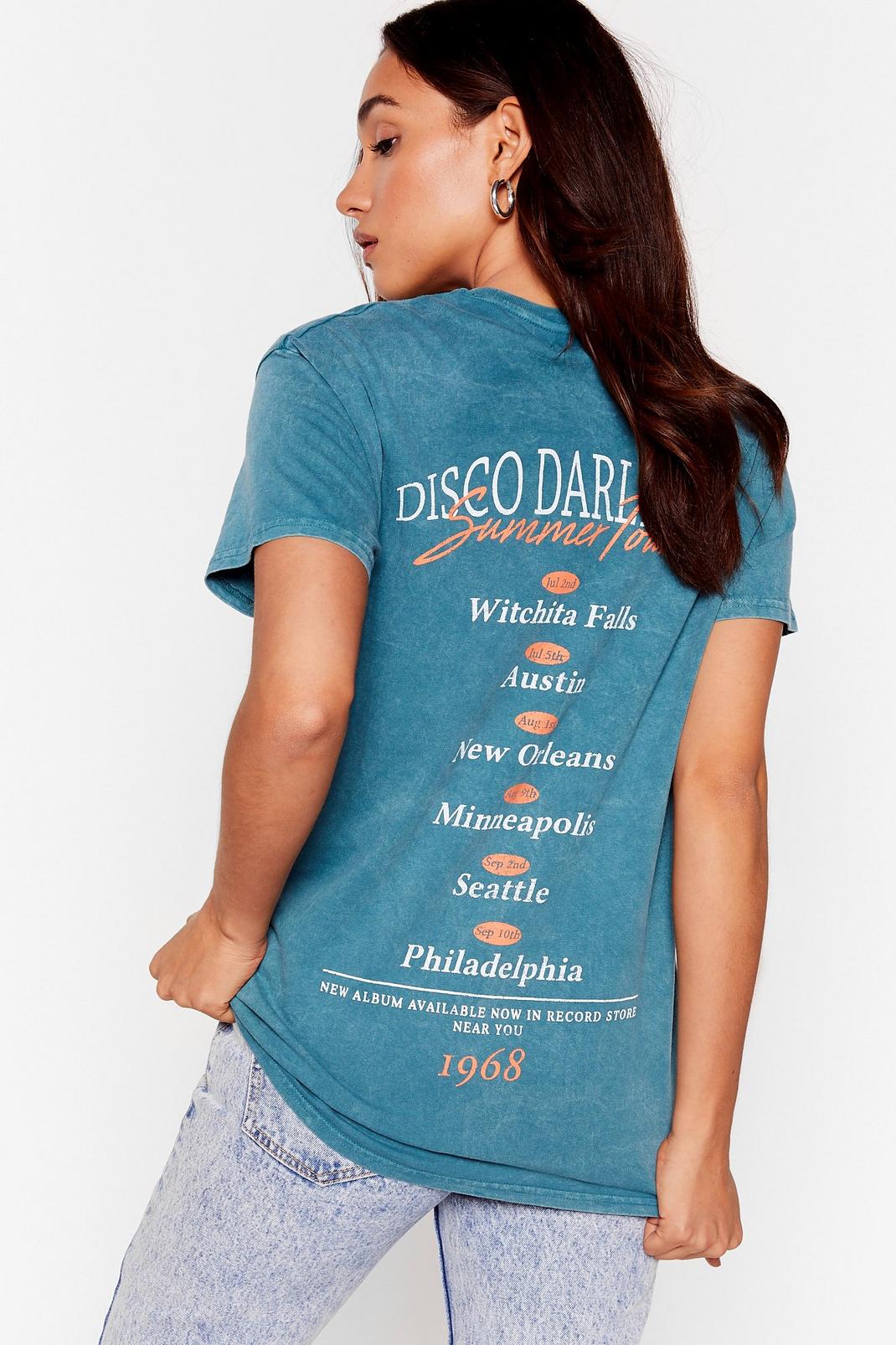 T-shirt effet tie dye à impressions Disco Darlings image number 1