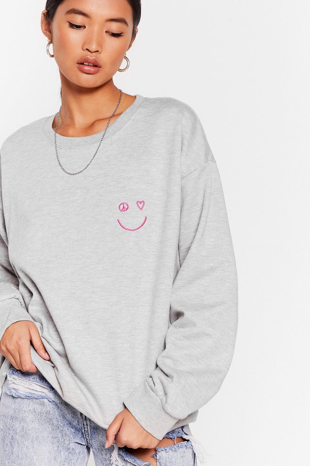 Smile Like You Mean It Graphic Sweatshirt image number 1