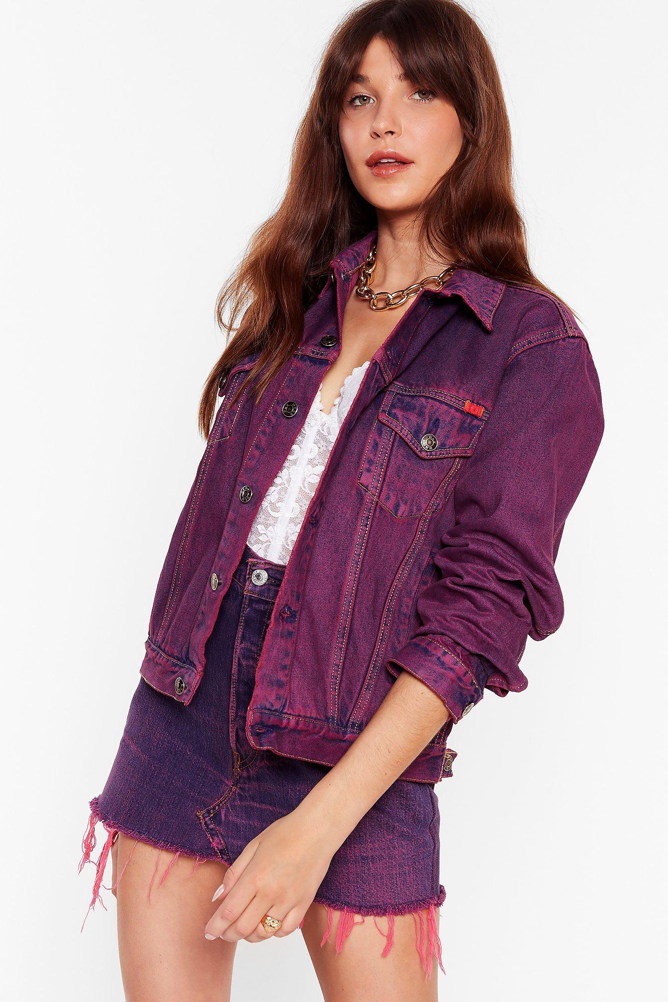 nasty gal denim jacket