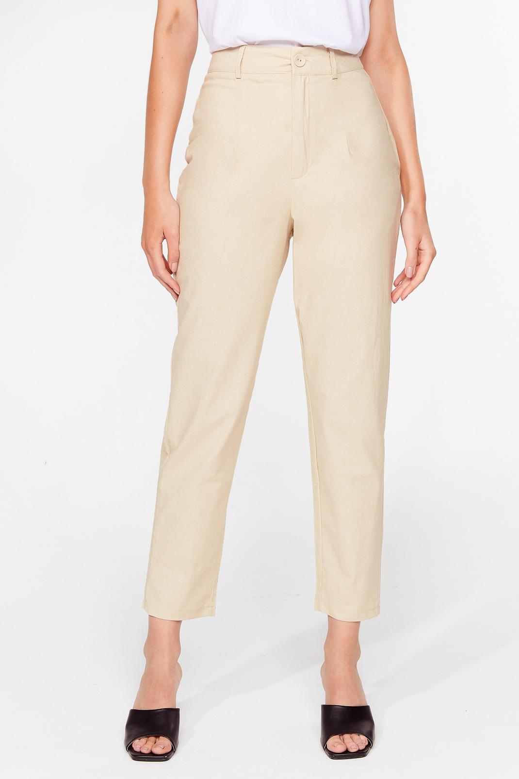 Taper a Chance on Me High-Waisted Trousers image number 1