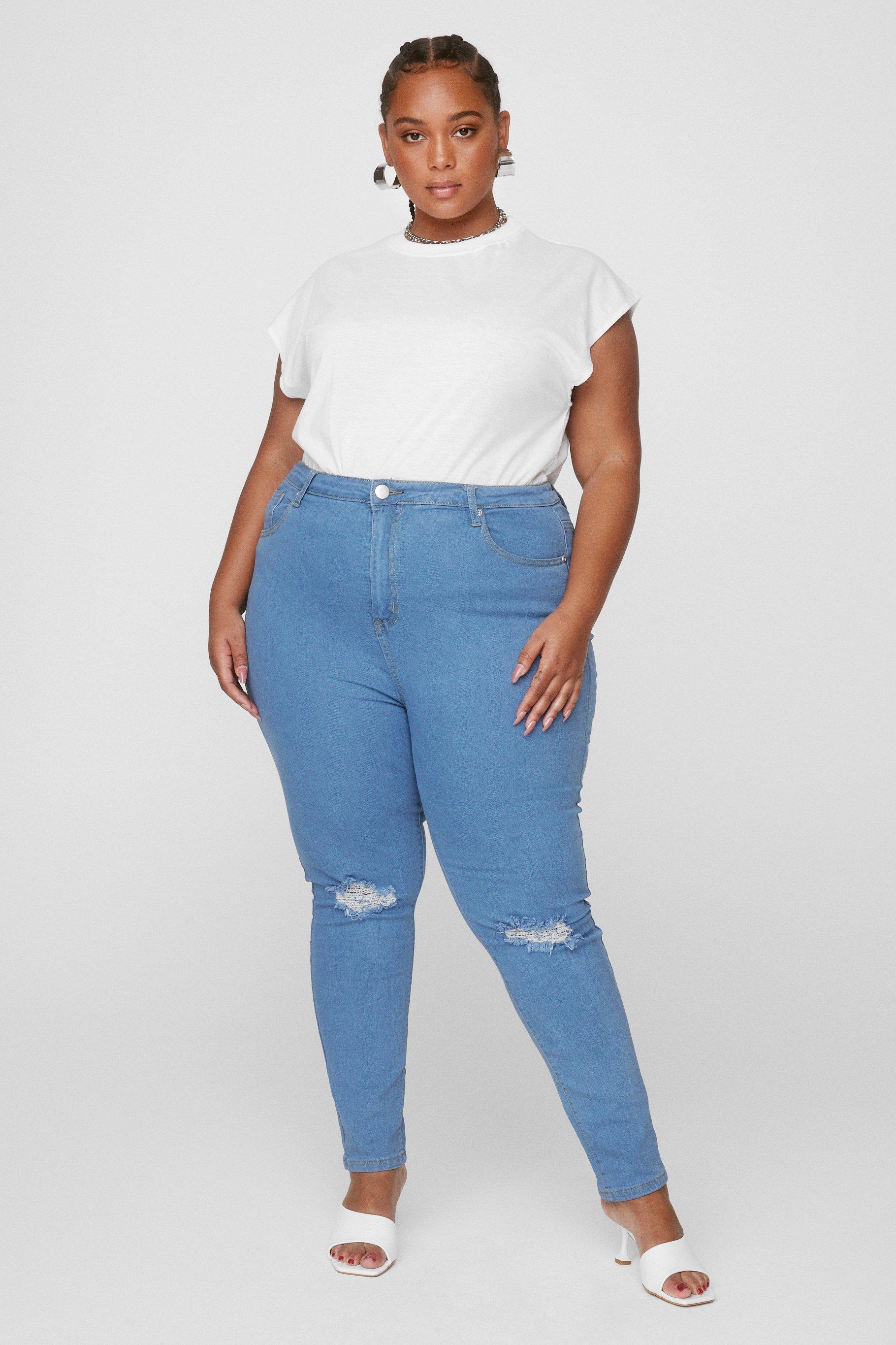 standing steady ribcage straight jeans