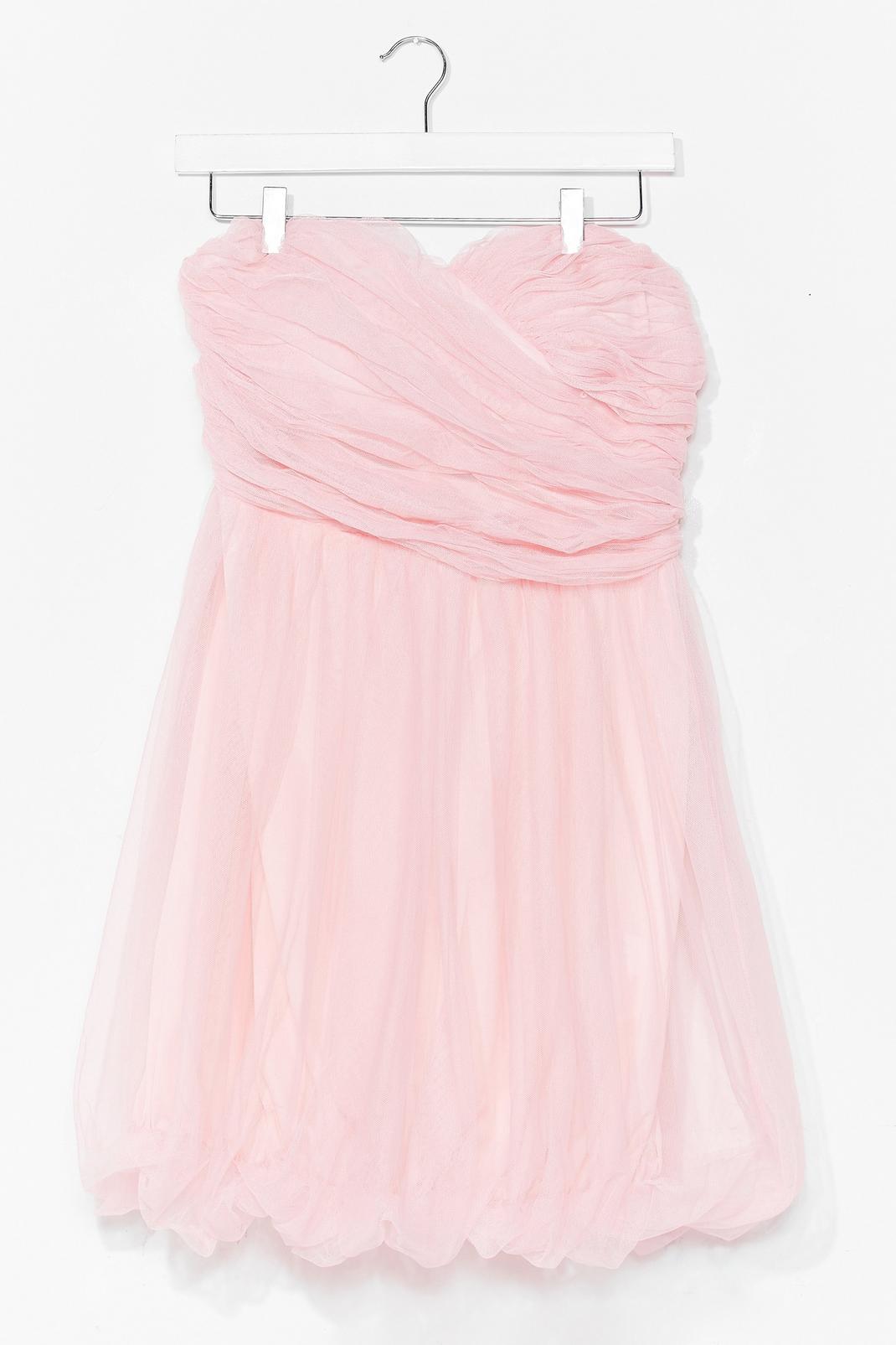 Baby pink Marshmallow Out Bandeau Mini Dress image number 1