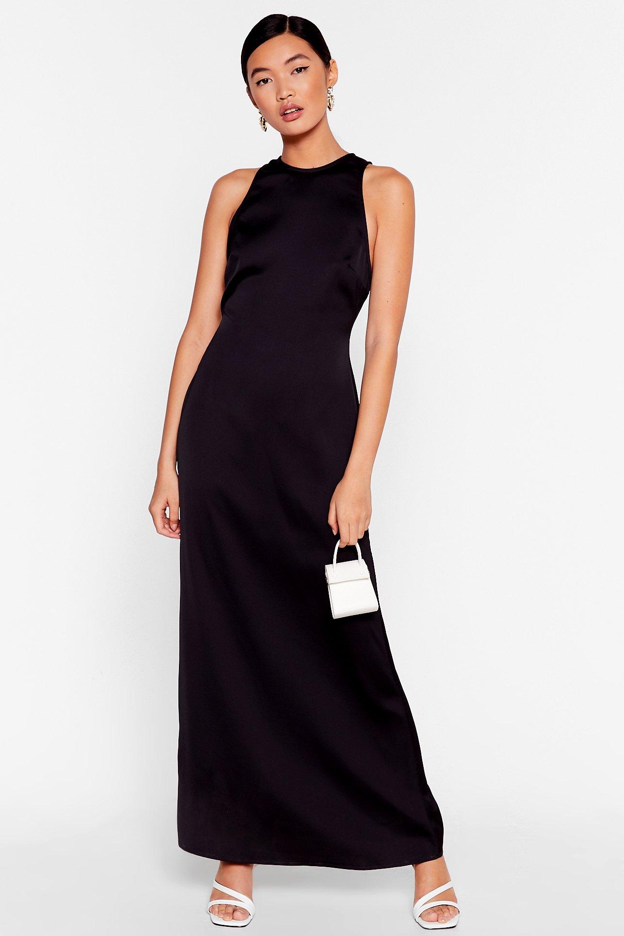 sleek maxi dress