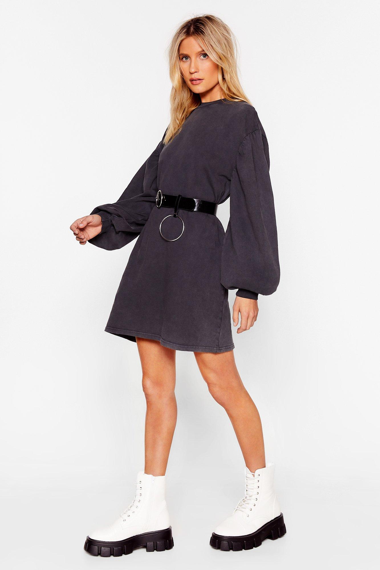 Mini hotsell sweatshirt dress