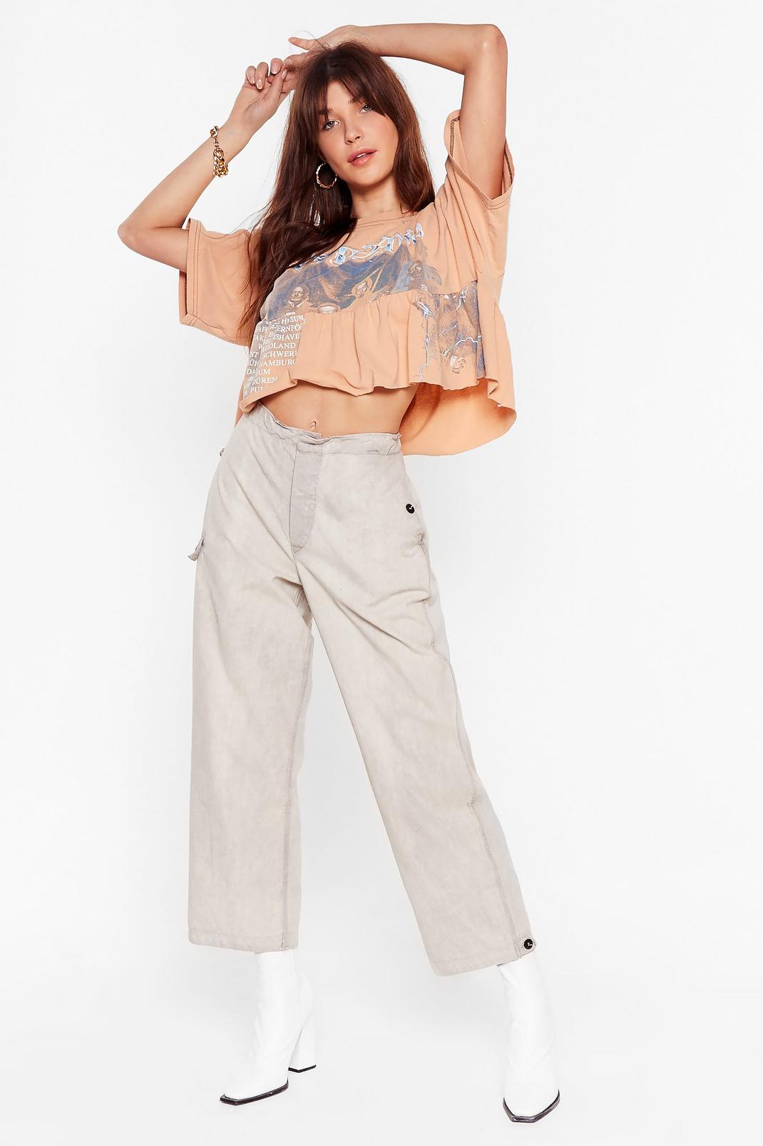 Nasty Gal Vintage Utility Got This Cropped Pants image number 1