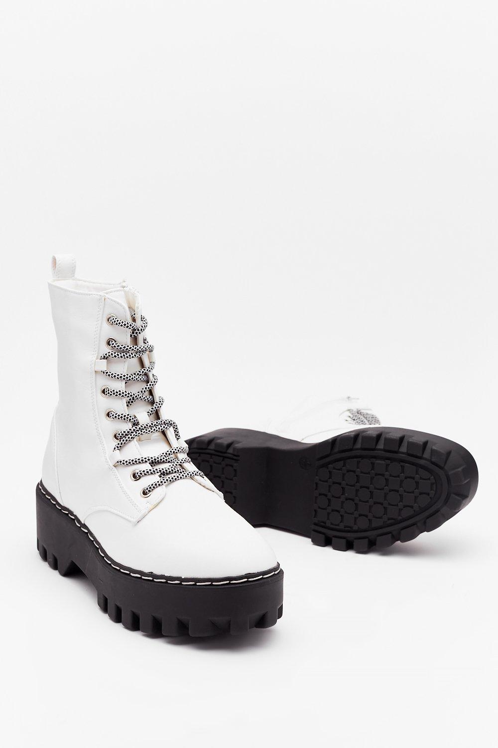 Cleated platform boots shop