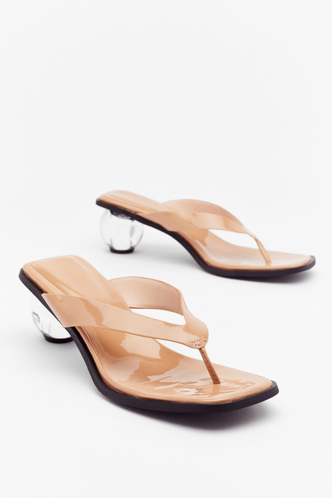 Nasty gal perspex heels store