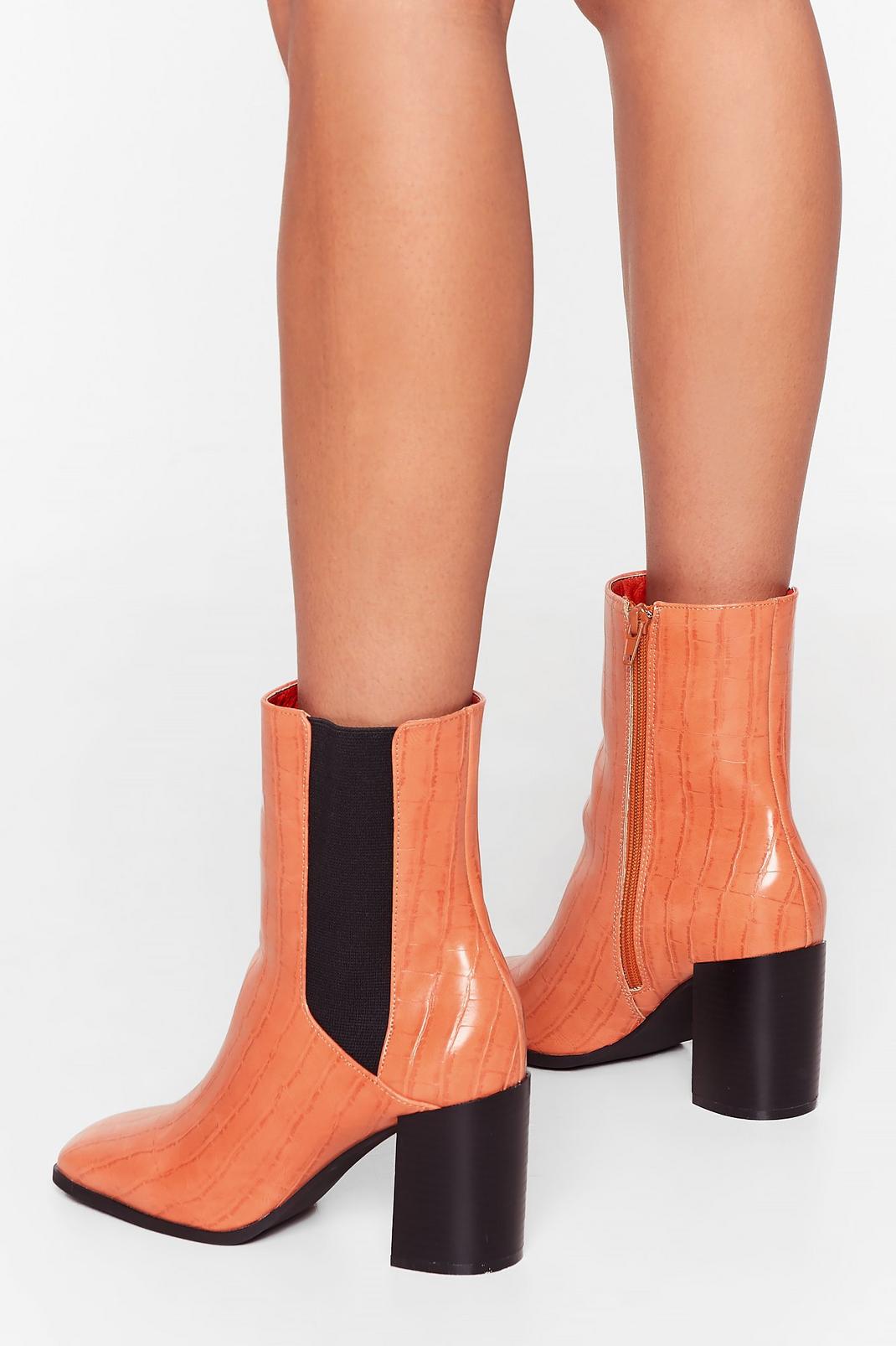Ready to Croc Heeled Chelsea Boots image number 1
