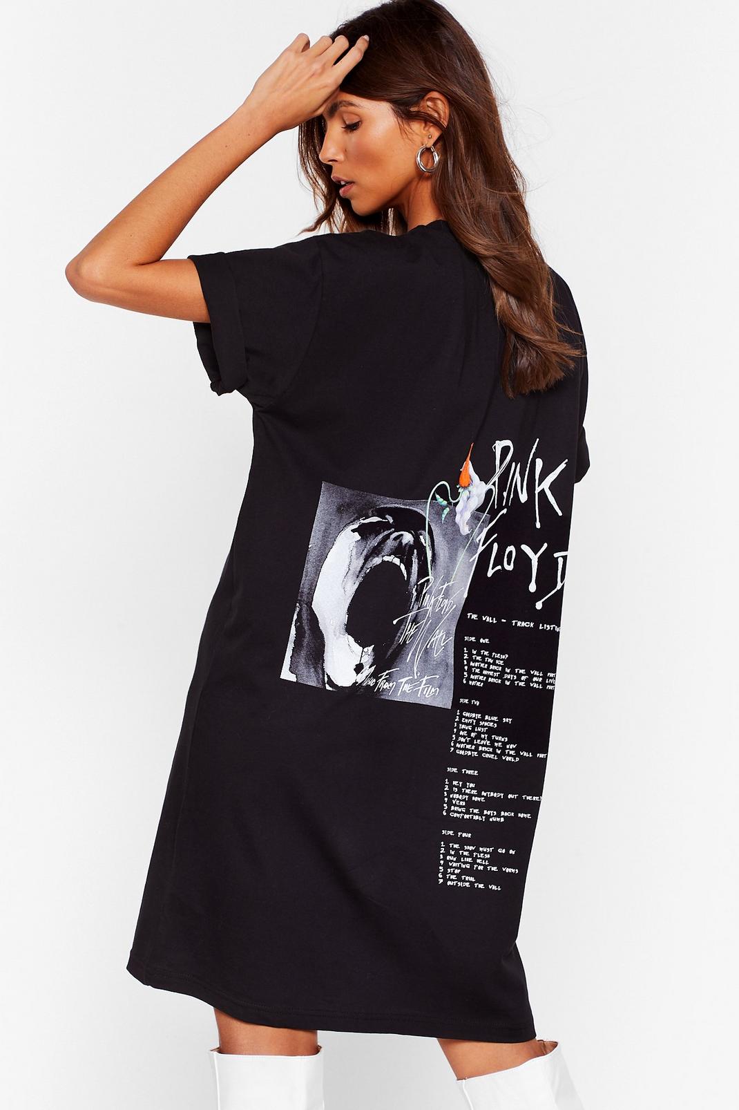 Pink Floyd Graphic Band T-Shirt Dress image number 1