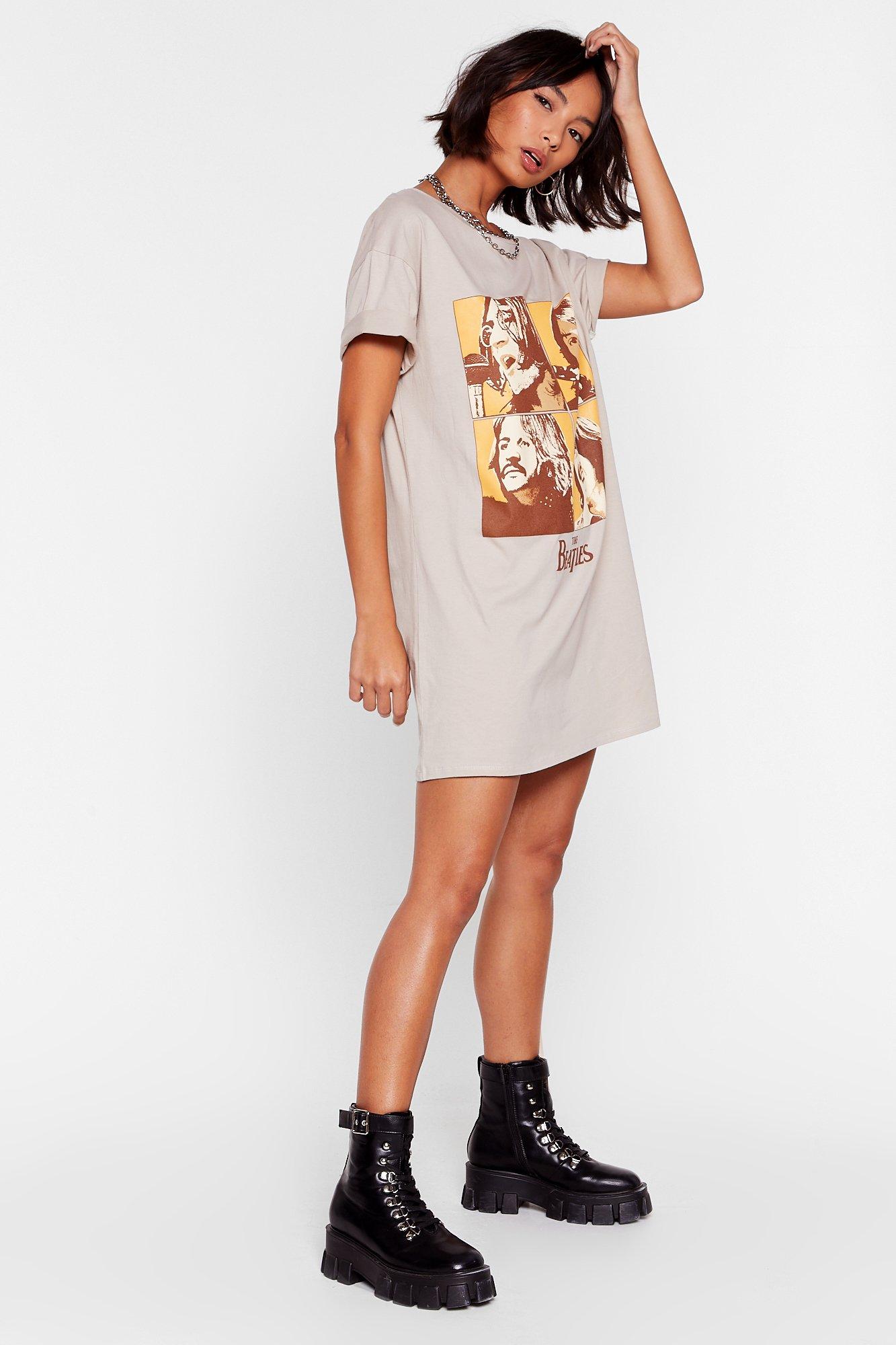 Beatles t shirt hot sale dress