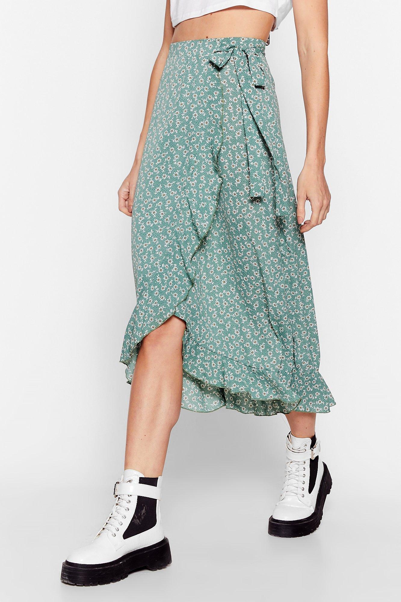 Flowy 2025 wrap skirt