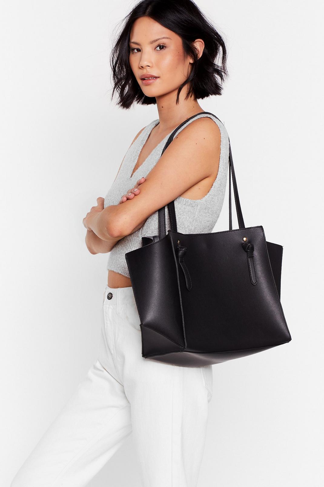 WANT The Bigger the Better Knot Tote Bag | Nasty Gal