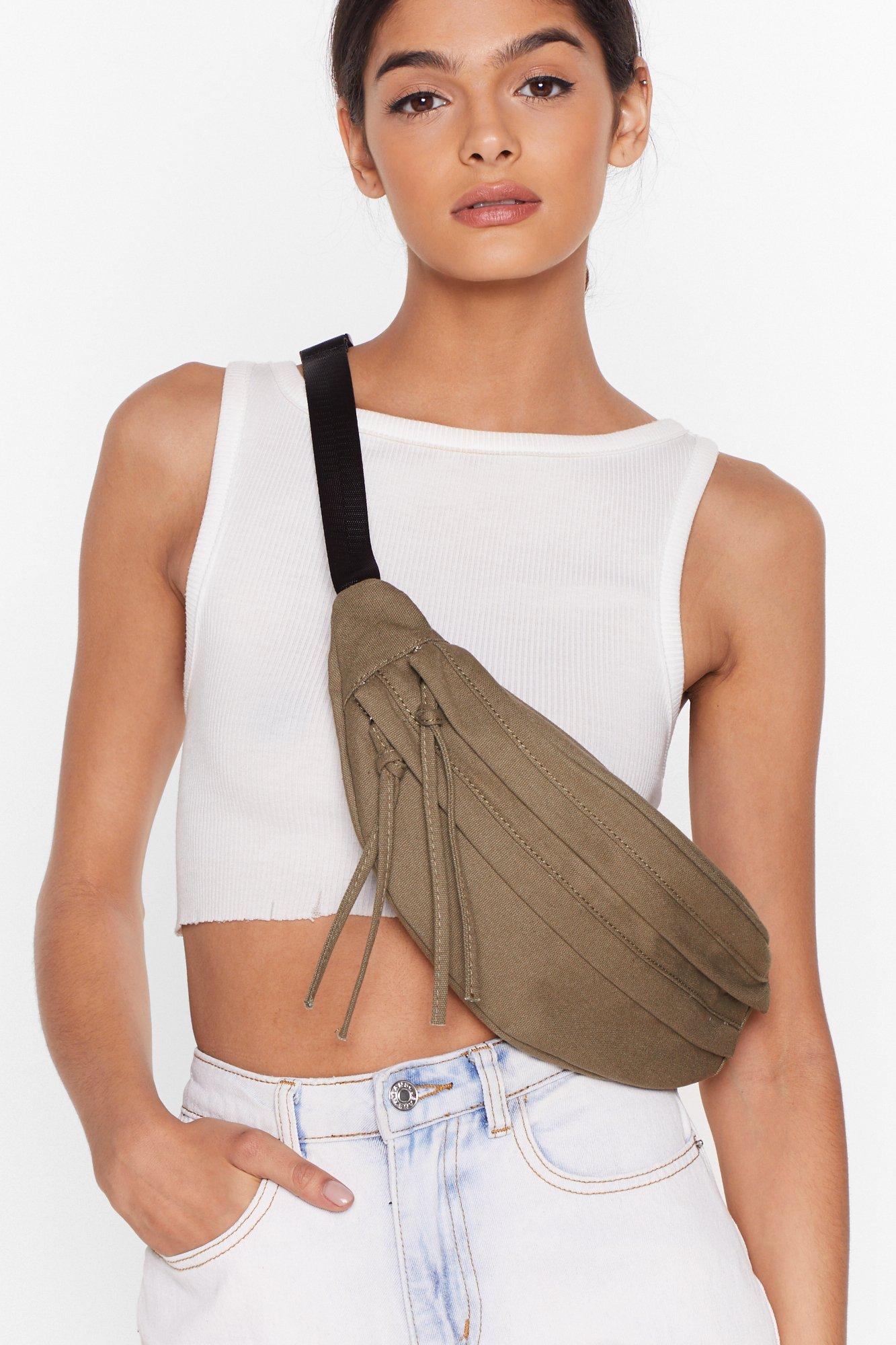 Blank Canvas Oversized Utility Fanny Pack