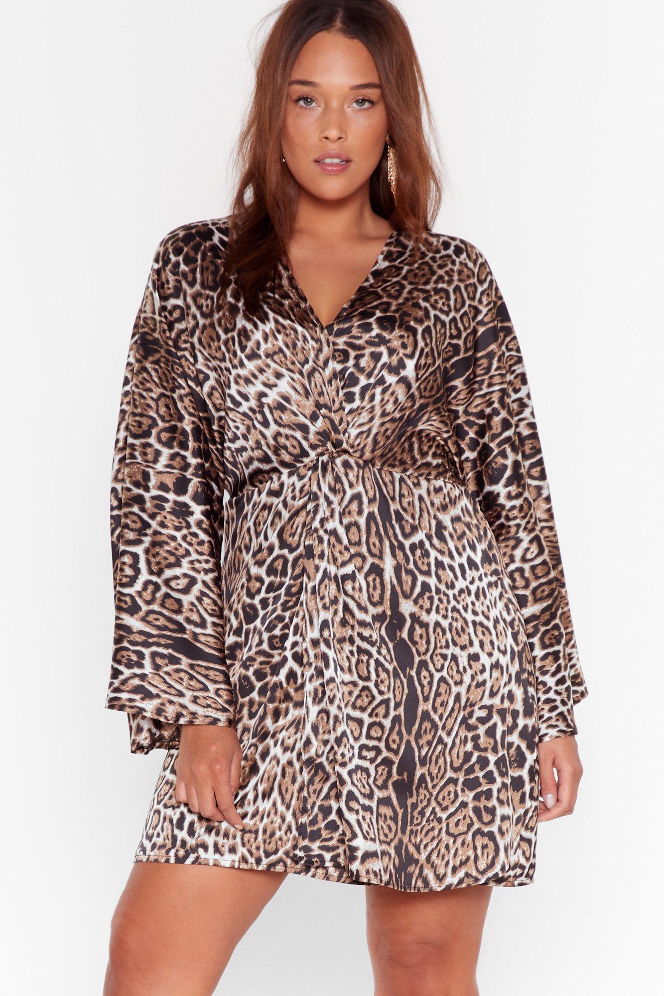 plus size satin mini dress