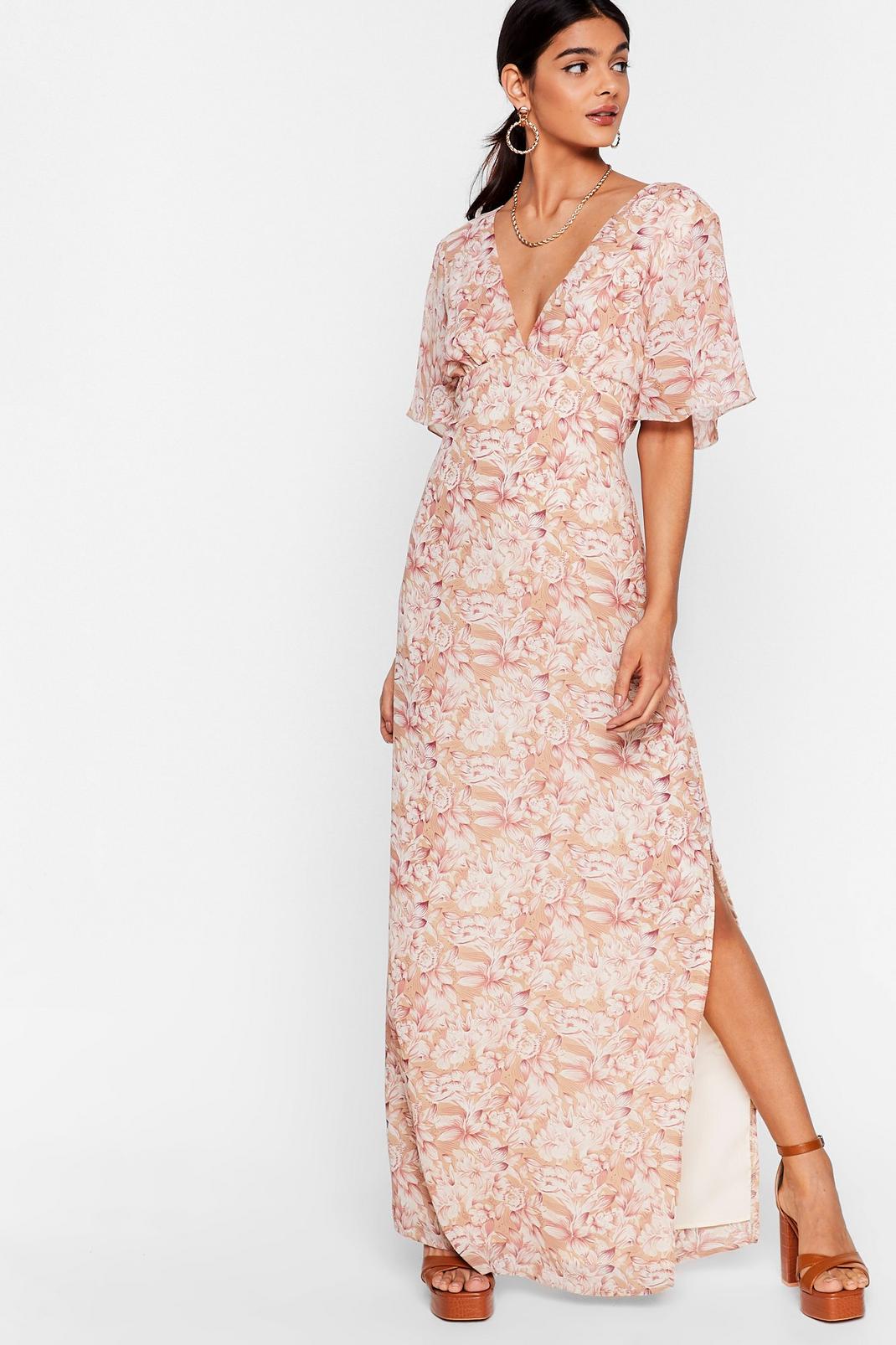 Stone Plant Get Enough of You Floral Maxi Dress image number 1
