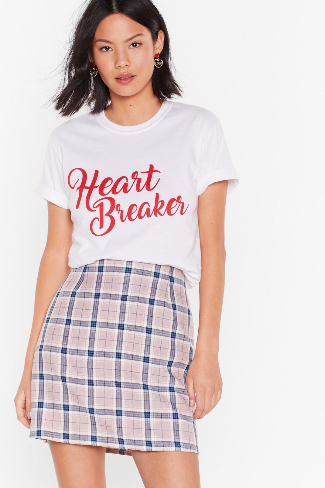 T-shirt à slogan Briseuse de cœurs image number 1