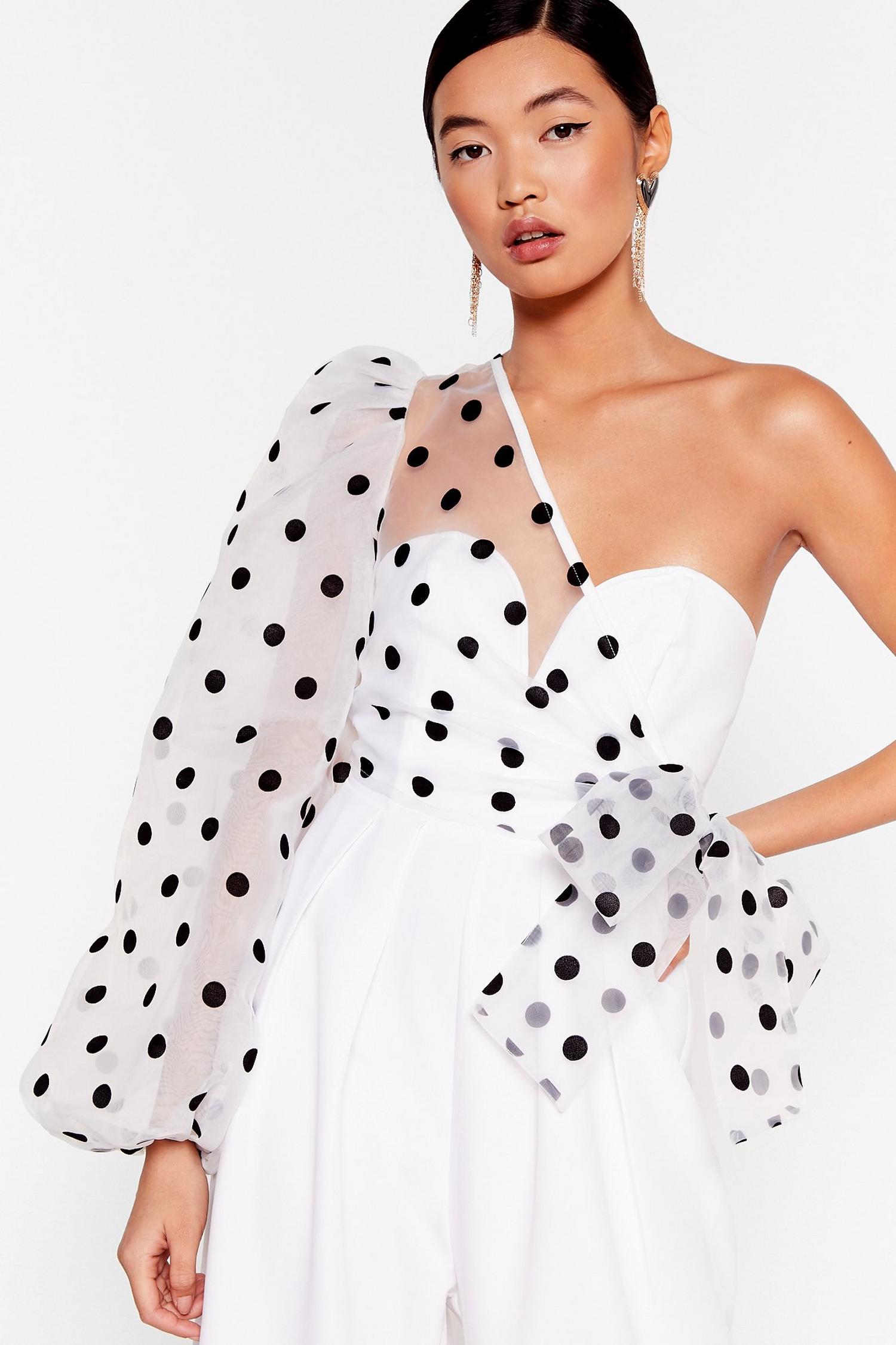 polka dot jumpsuit