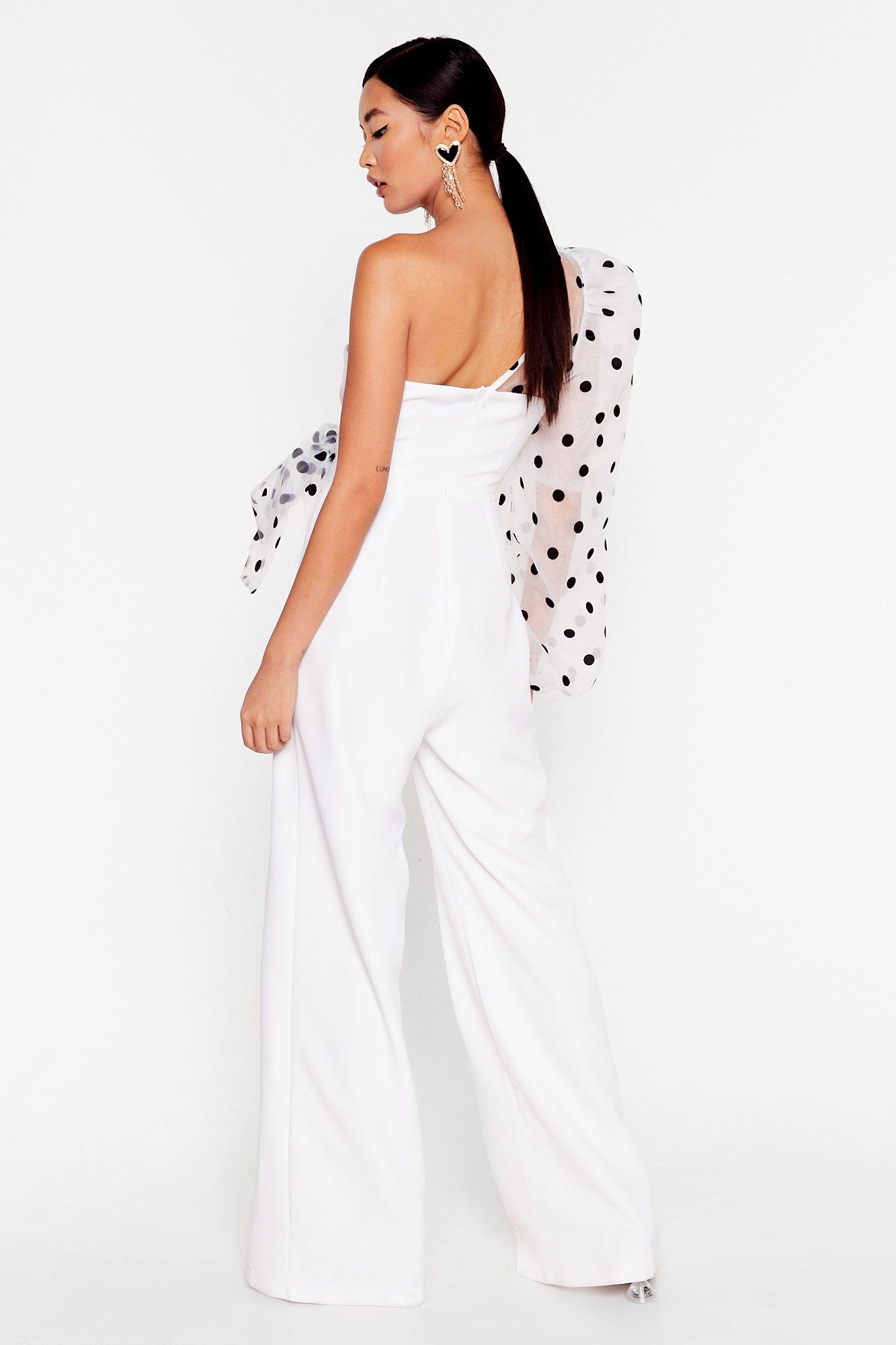 Nasty gal store white jumpsuit