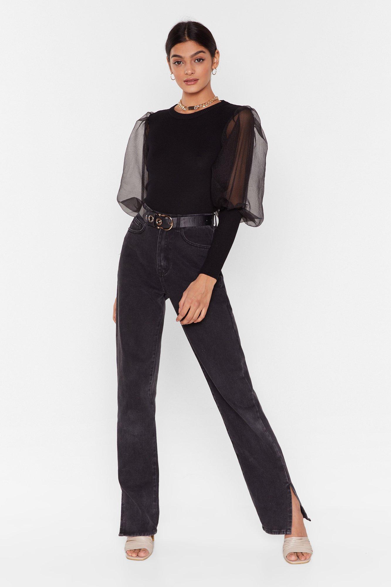 Zara organza sleeve outlet cardigan