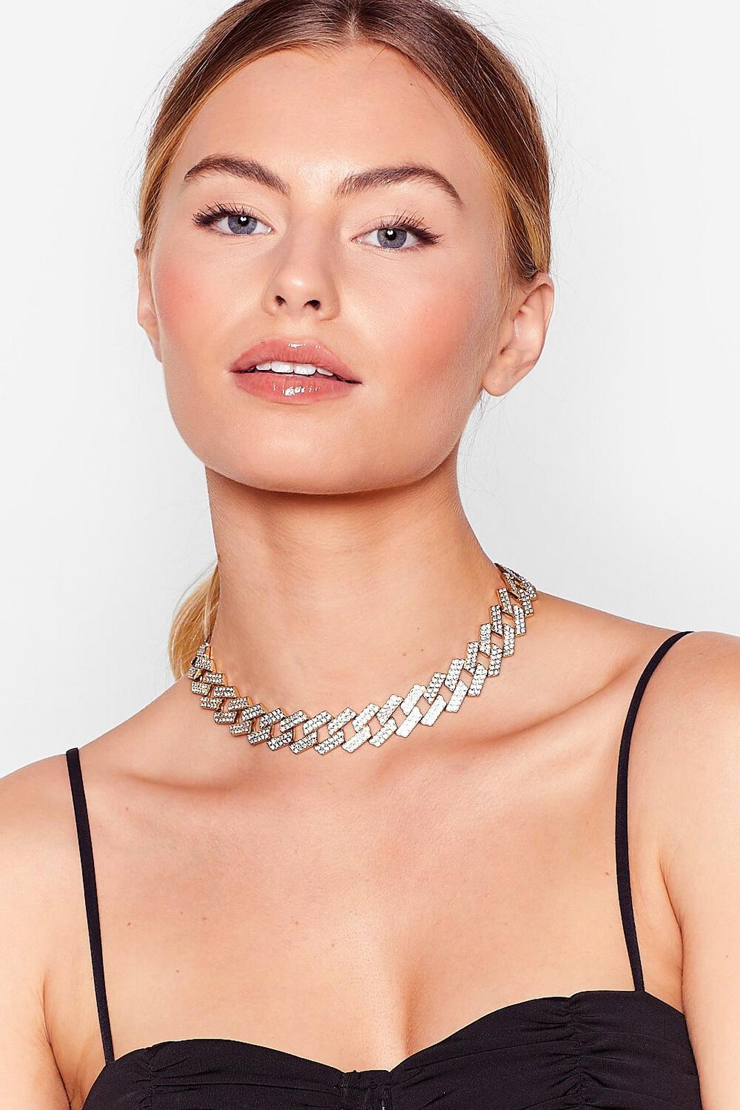 Diamane Chain Link Necklace image number 1