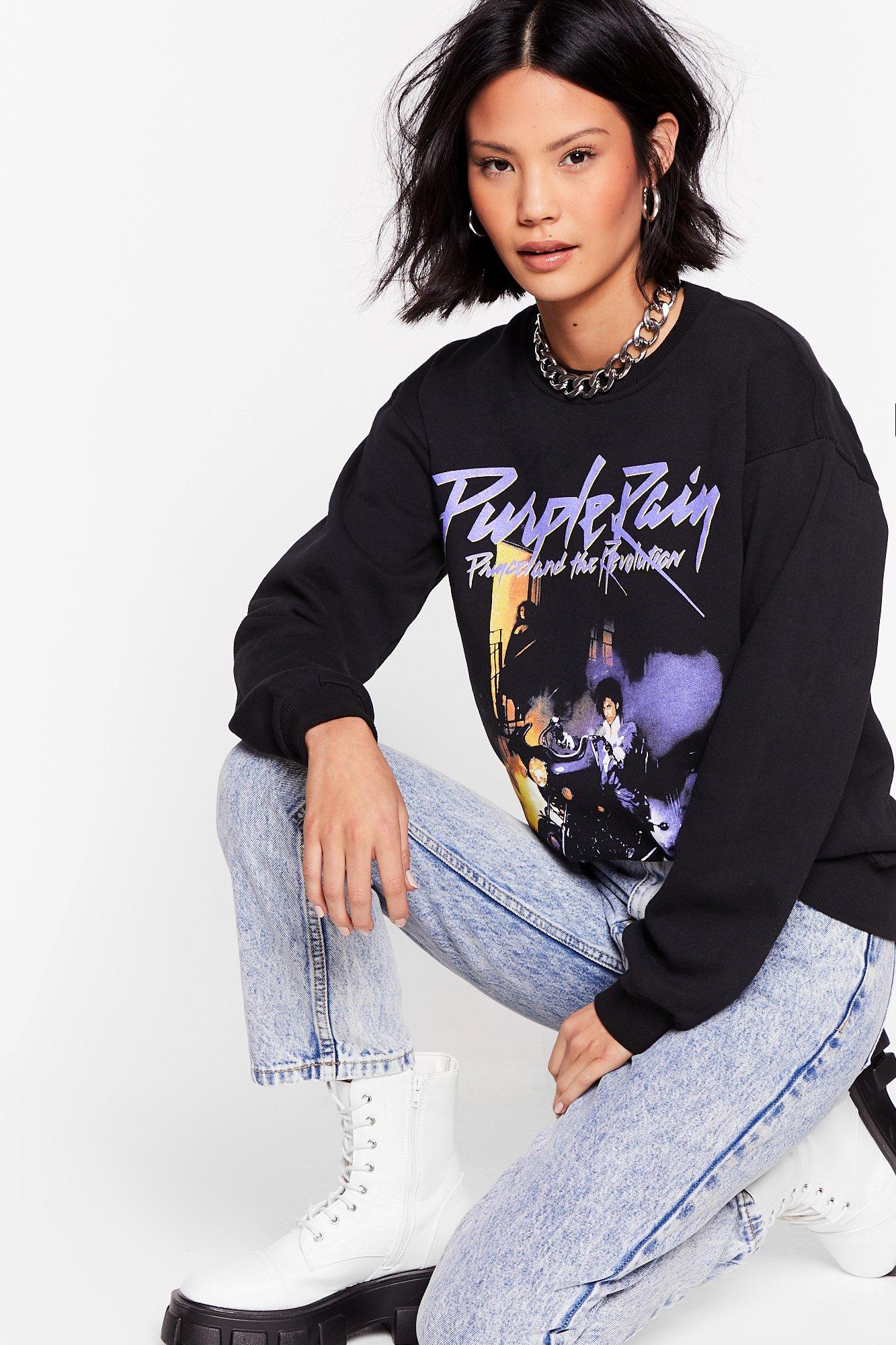 prince purple rain sweatshirt