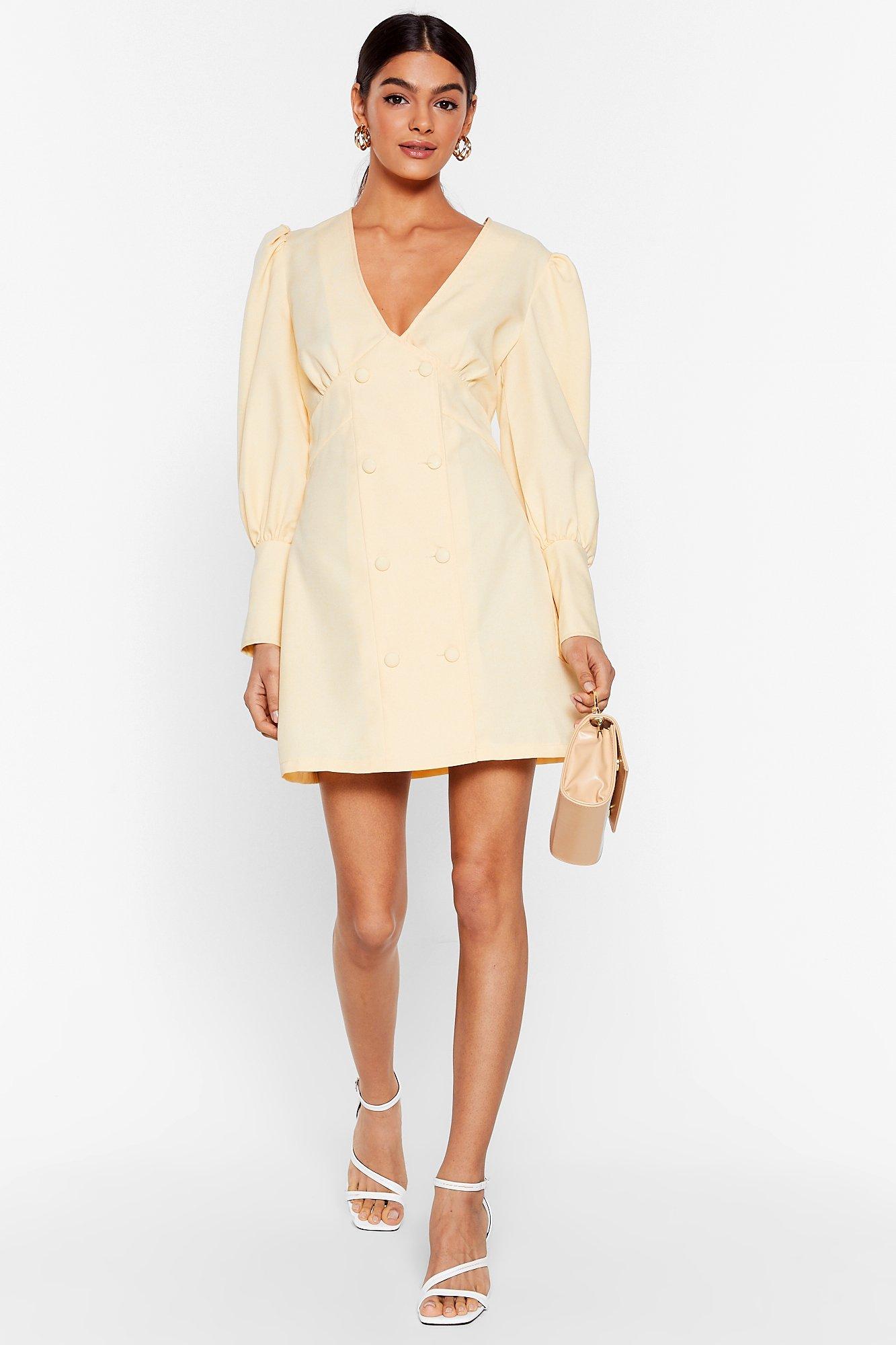 Go Work to Do Mini Blazer Dress Nasty Gal