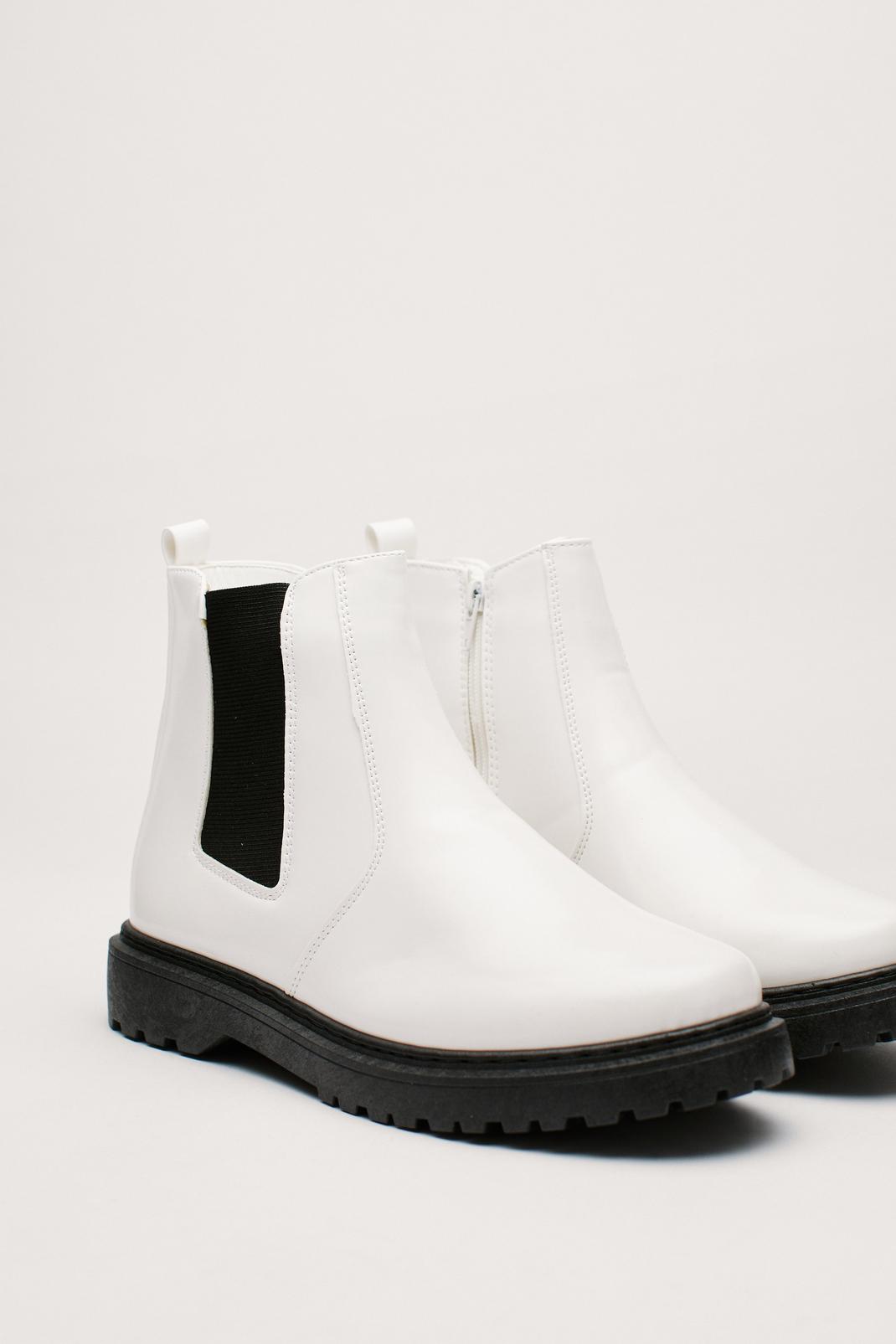 Best Foot Forward Faux Leather Chelsea Boots | Nasty Gal