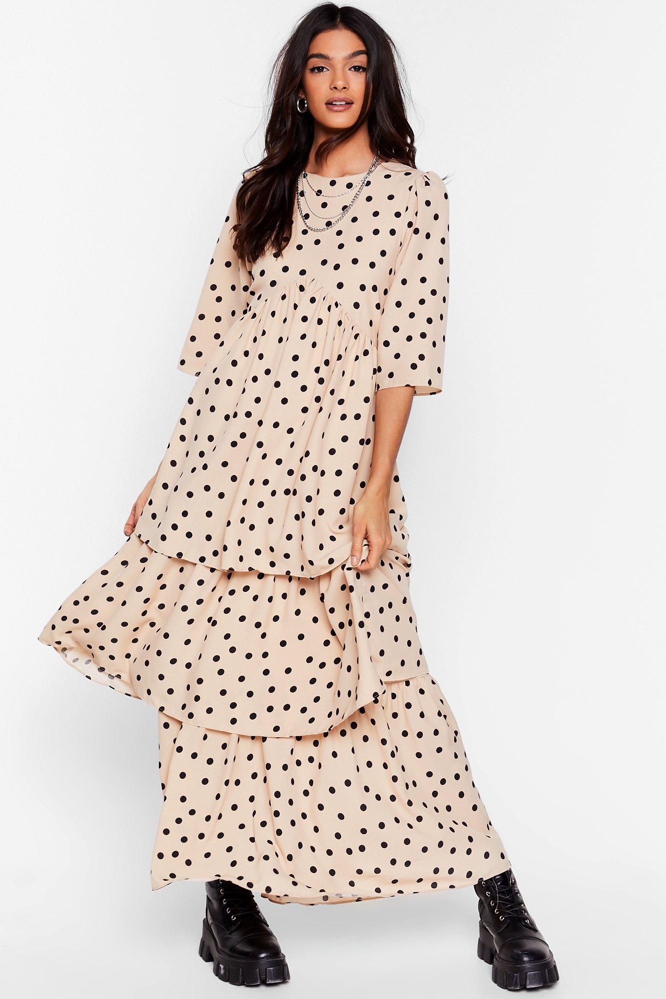 polka dot dress nasty gal