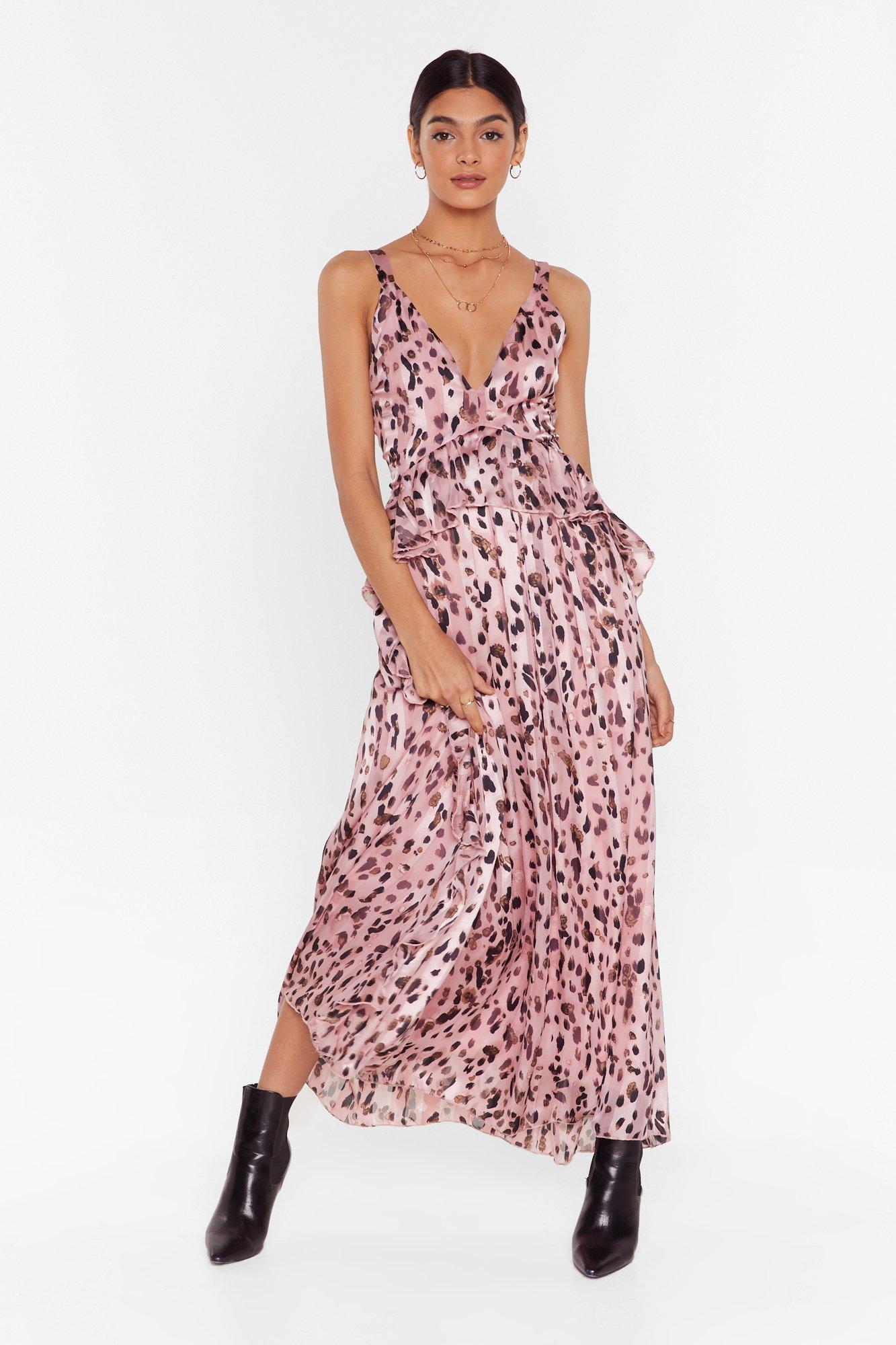 nasty gal pink dress