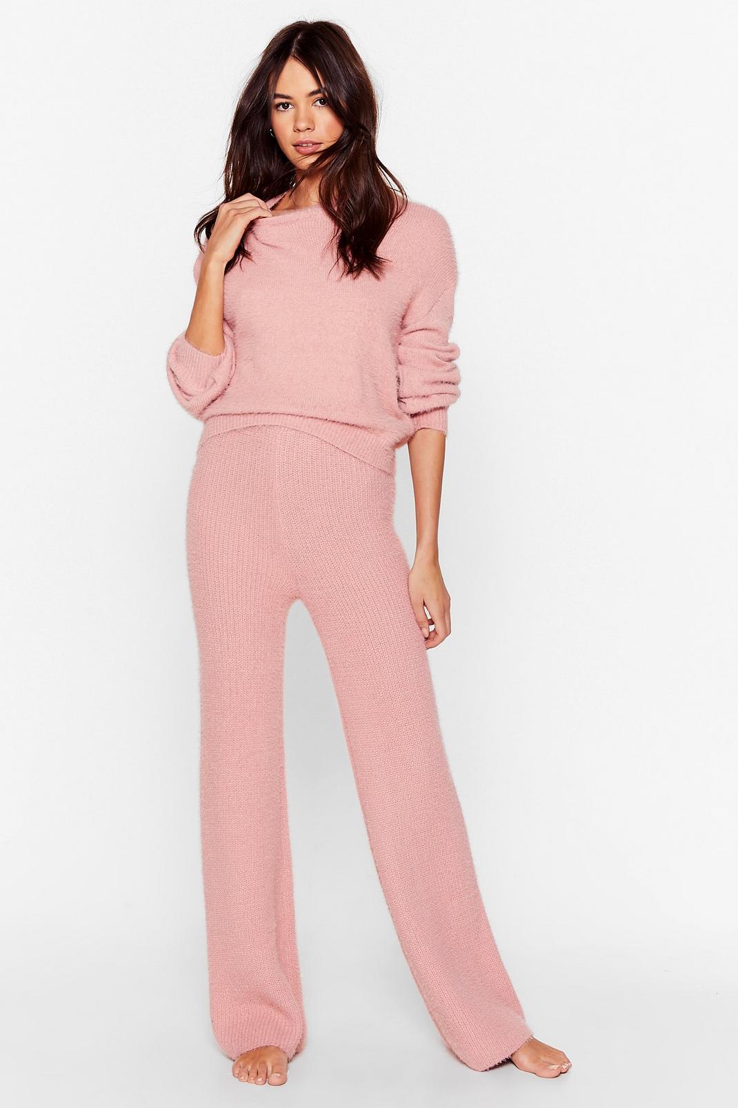 fluffy loungewear set