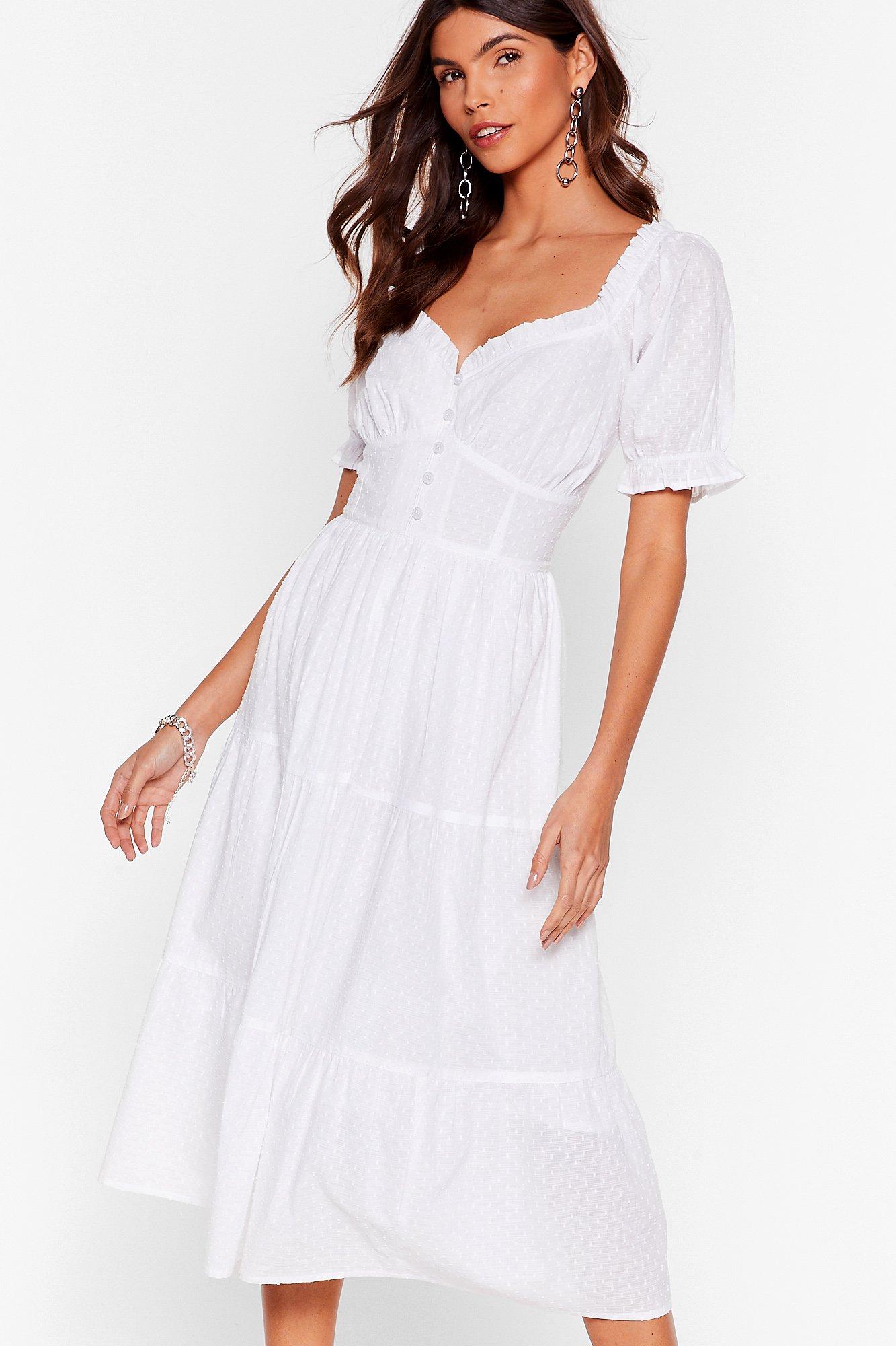 nasty gal broderie dress