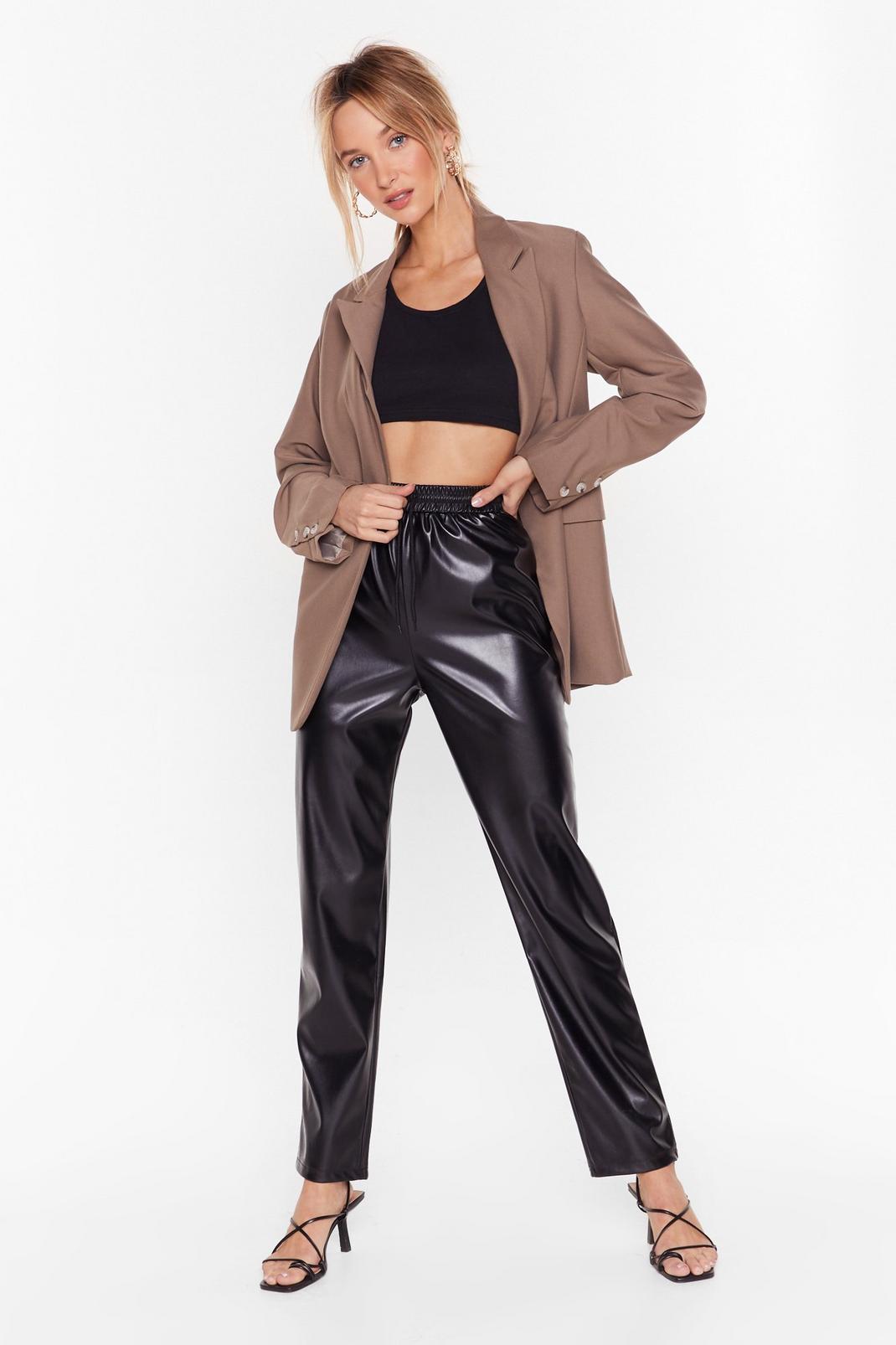 All I Faux Leather Need High-Waisted Pants image number 1