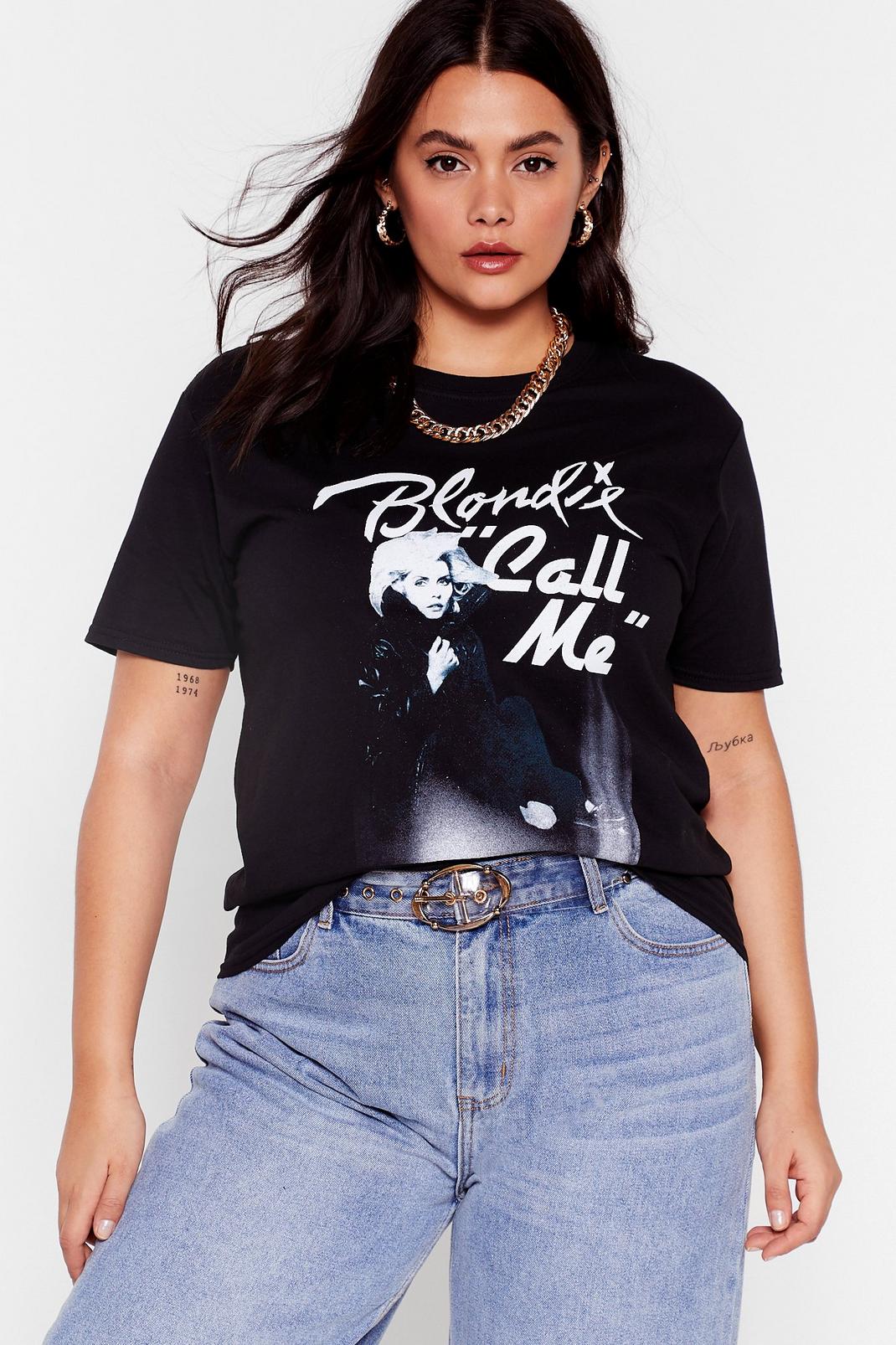 Grande taille - T-shirt de groupe Blondie Call Me image number 1