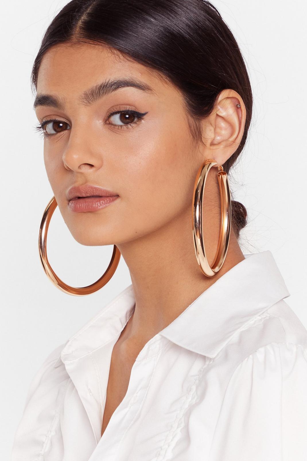 oversized earrings