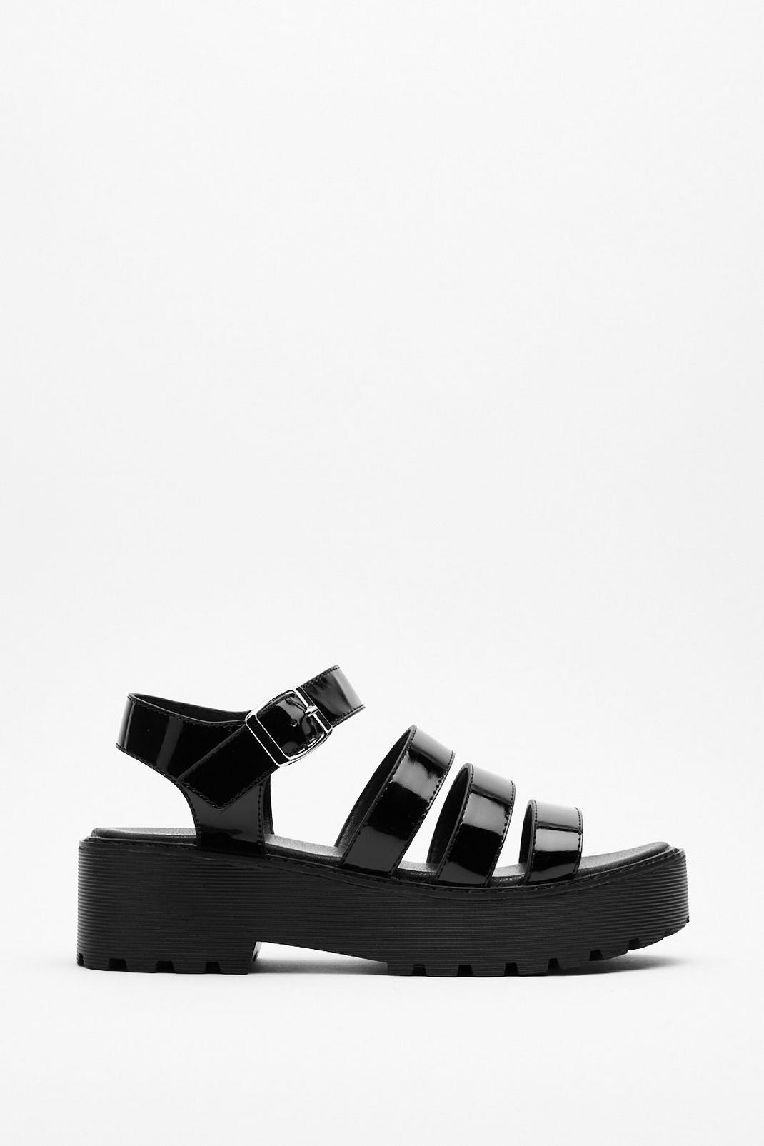 Hit the Bars Chunky Strappy Sandals | Nasty Gal