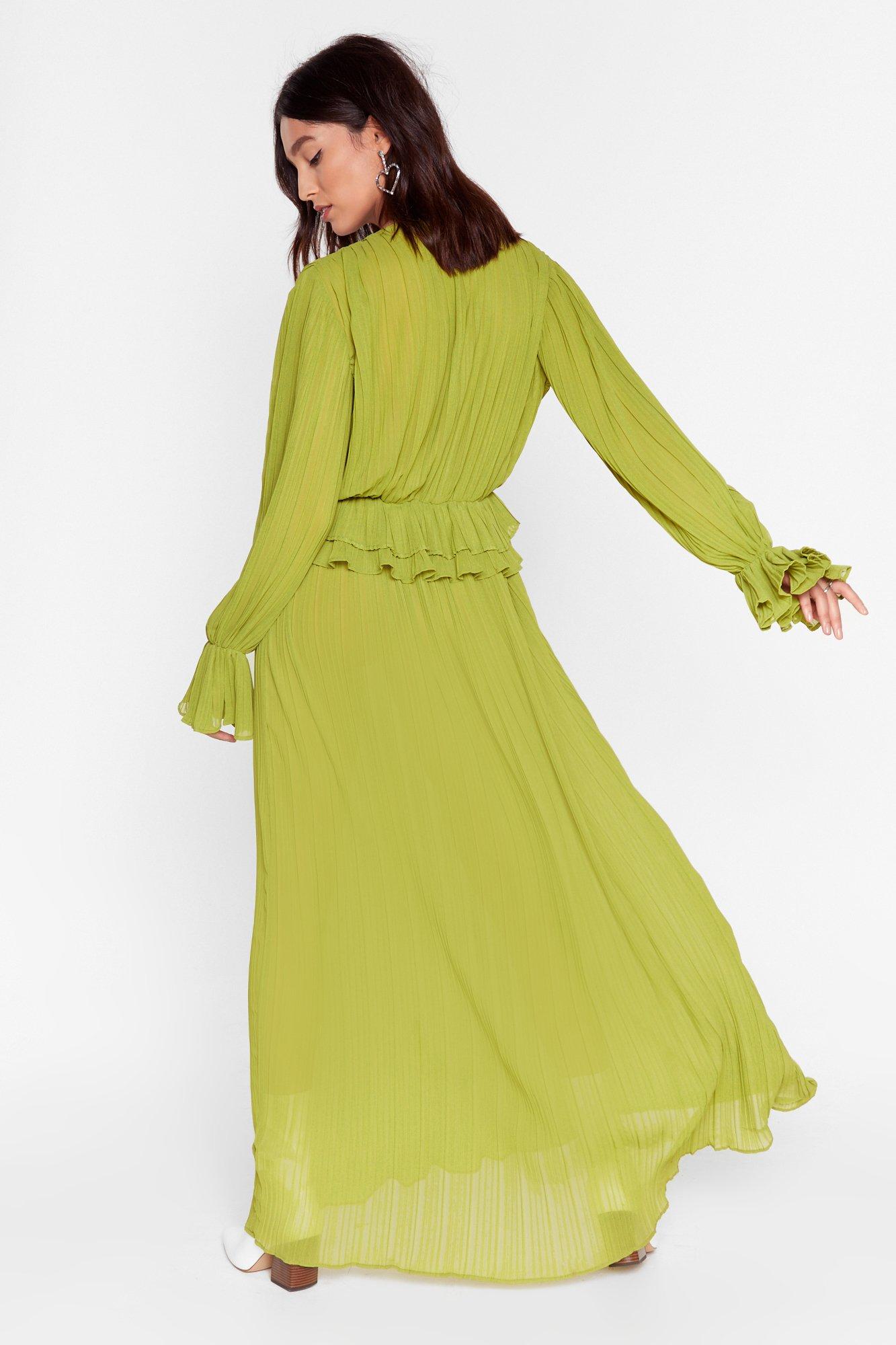 Nasty gal green outlet dress