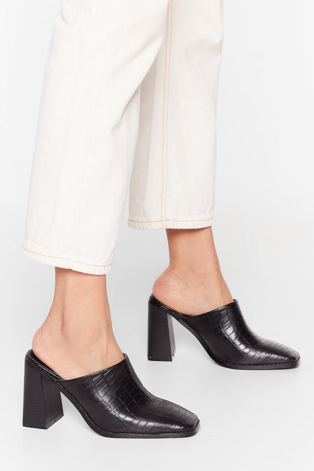 I'm Toe into You Heeled Mules image number 1