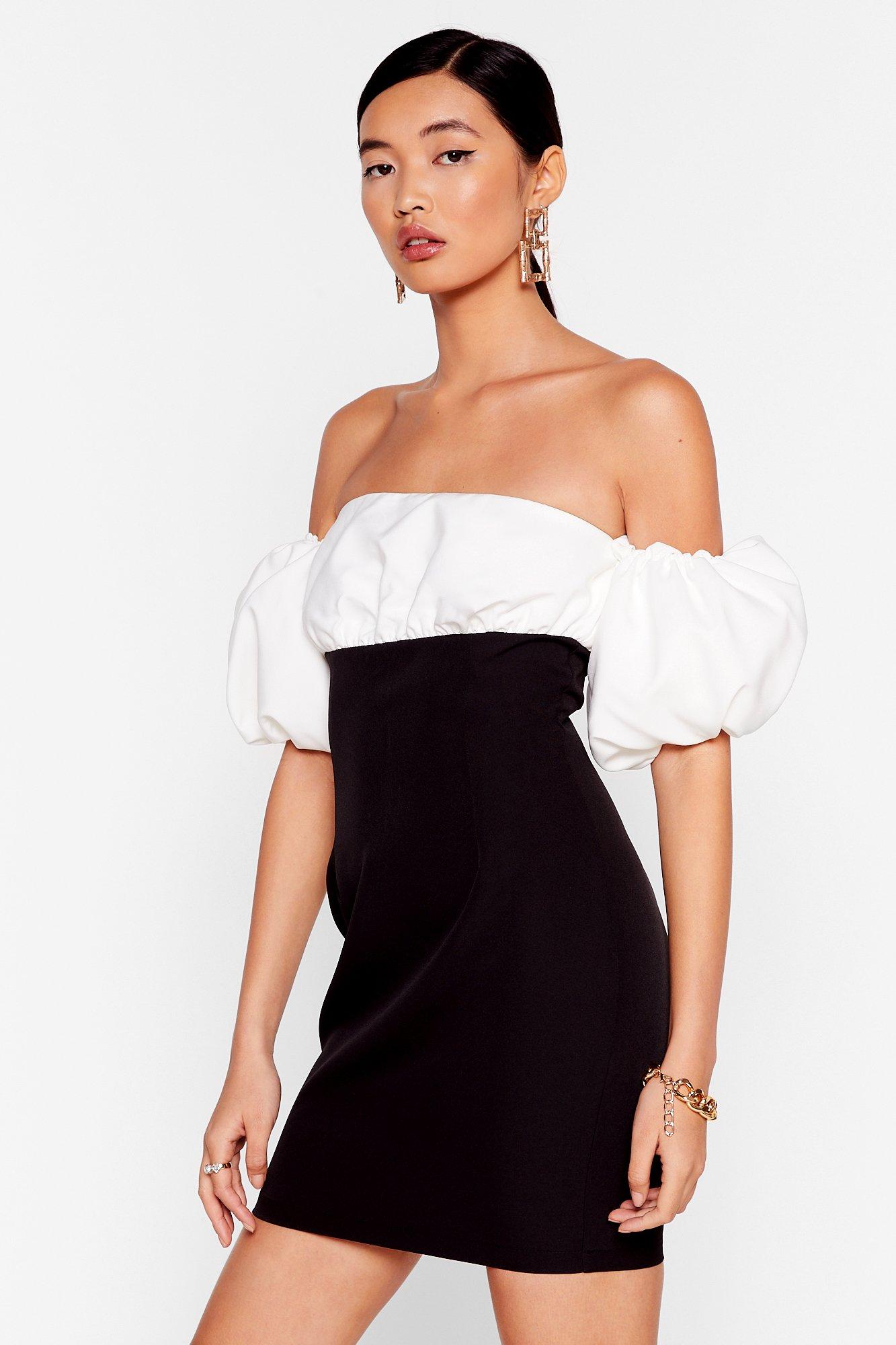 Nasty gal off the shoulder clearance dress