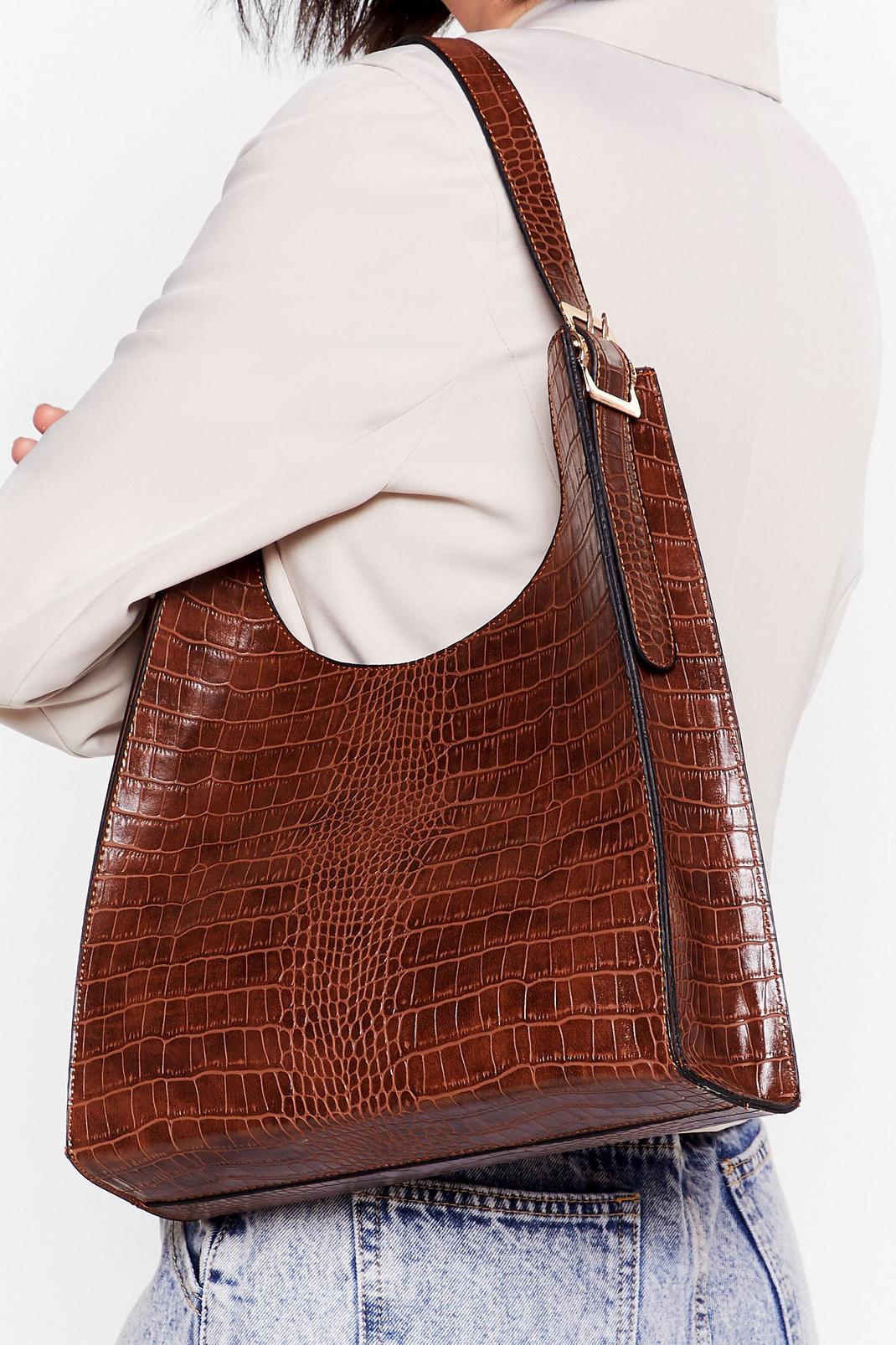 WANT Implement Structure Croc Tote Bag image number 1