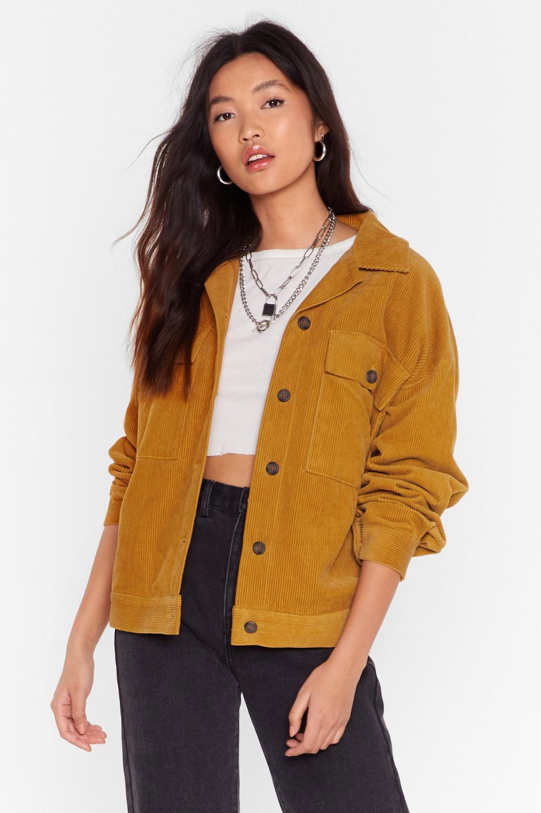 At the Record-uroy Store Relaxed Shirt Jacket | Nasty Gal