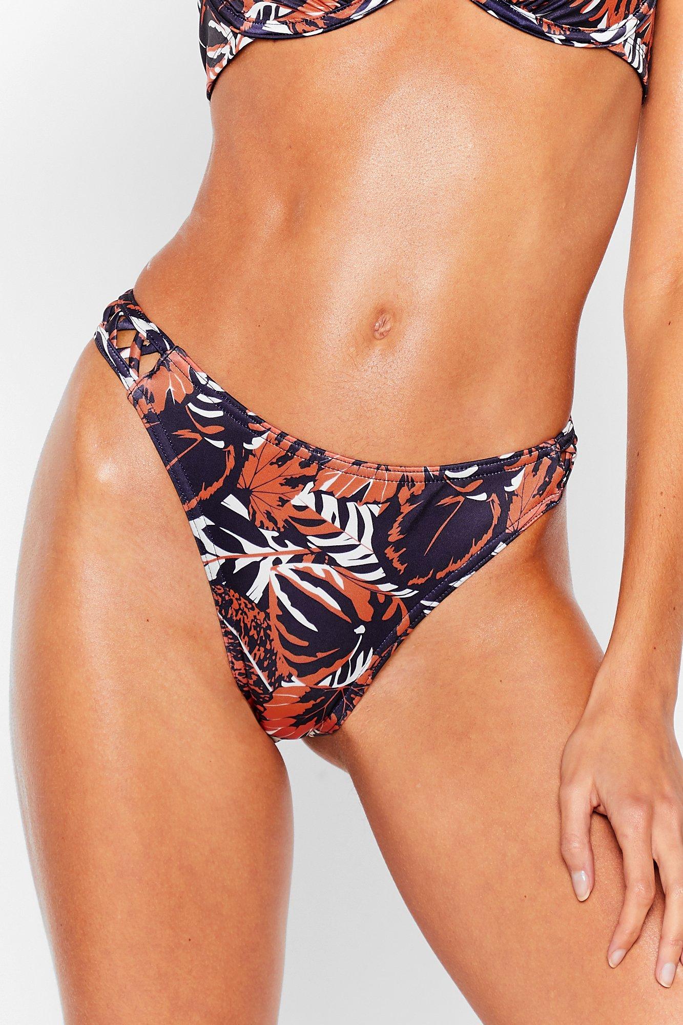 High waisted criss on sale cross bikini bottoms