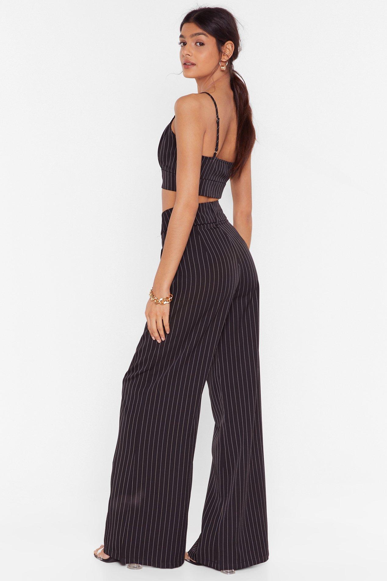 Nasty gal hot sale striped pants