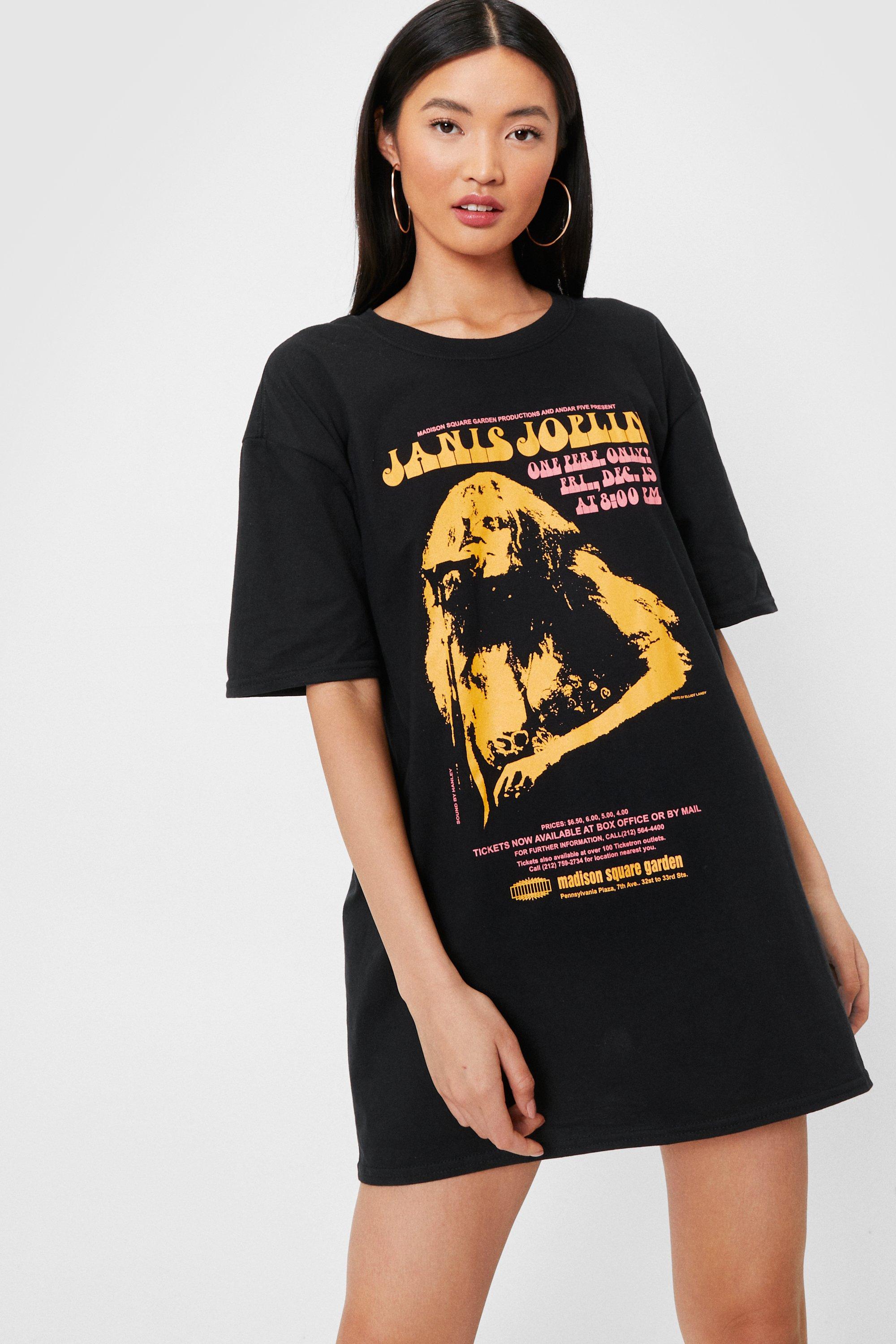 Janis joplin sale t shirt dress
