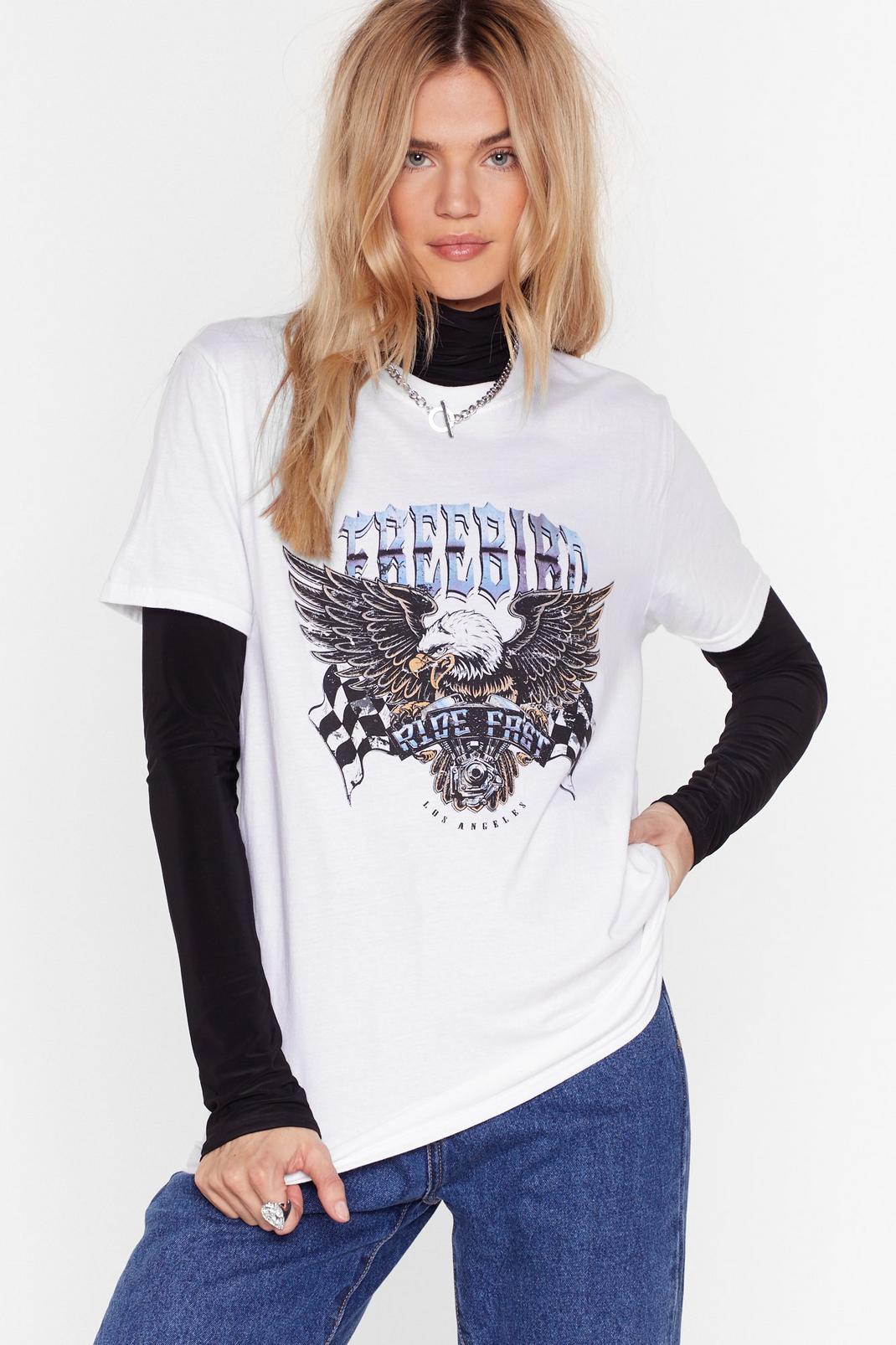 Free Bird Graphic Band Tee image number 1