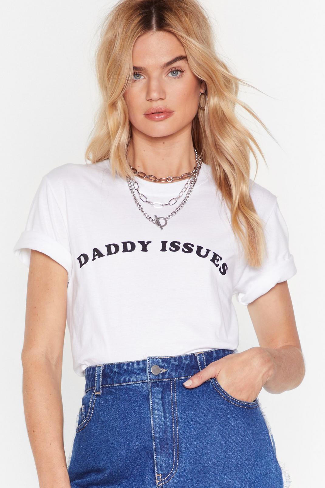 T-shirt à slogan Daddy Issues image number 1