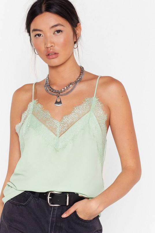 Lace the Consequences Cami Top
