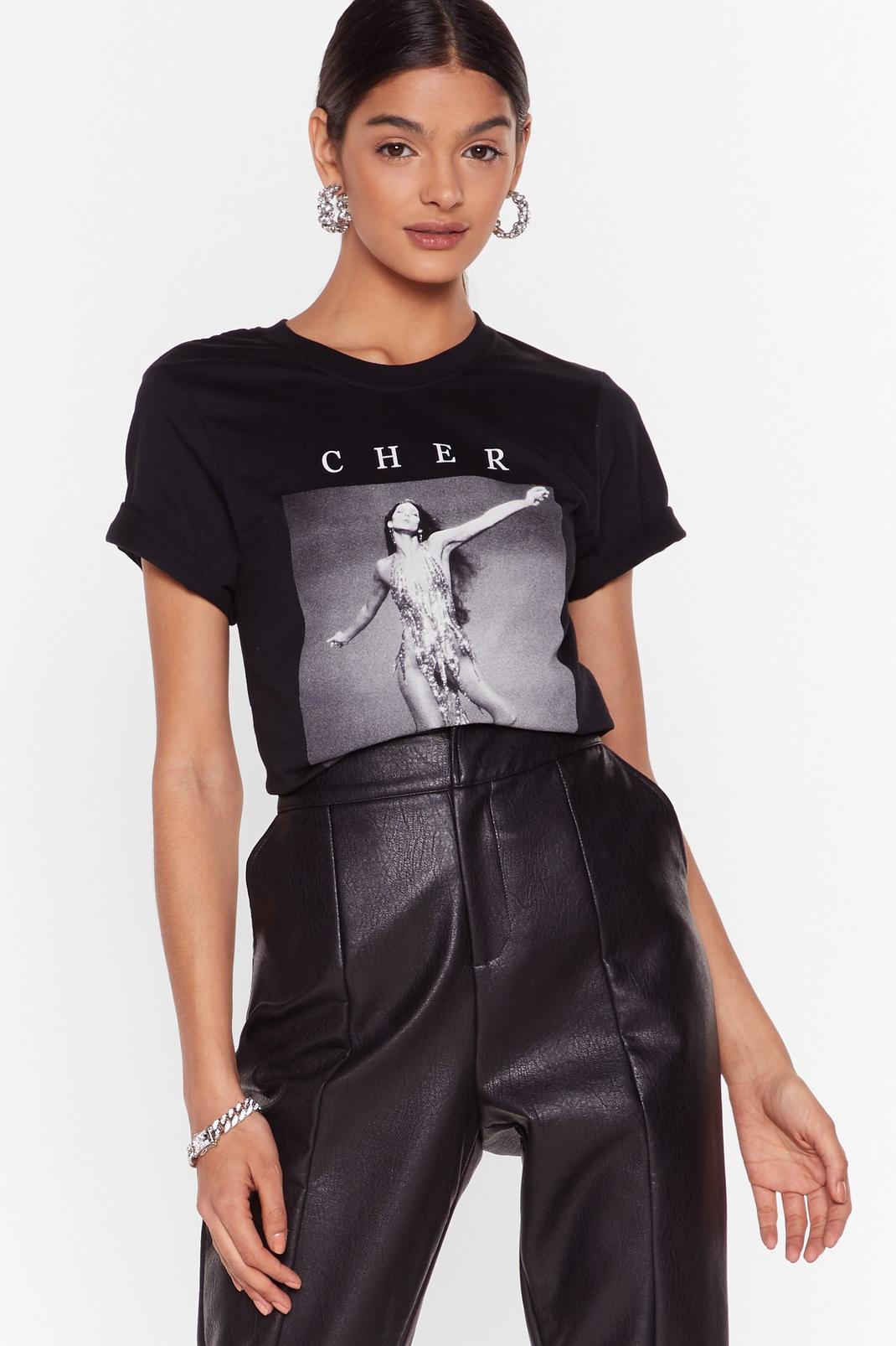 Cher Graphic Band T-Shirt image number 1
